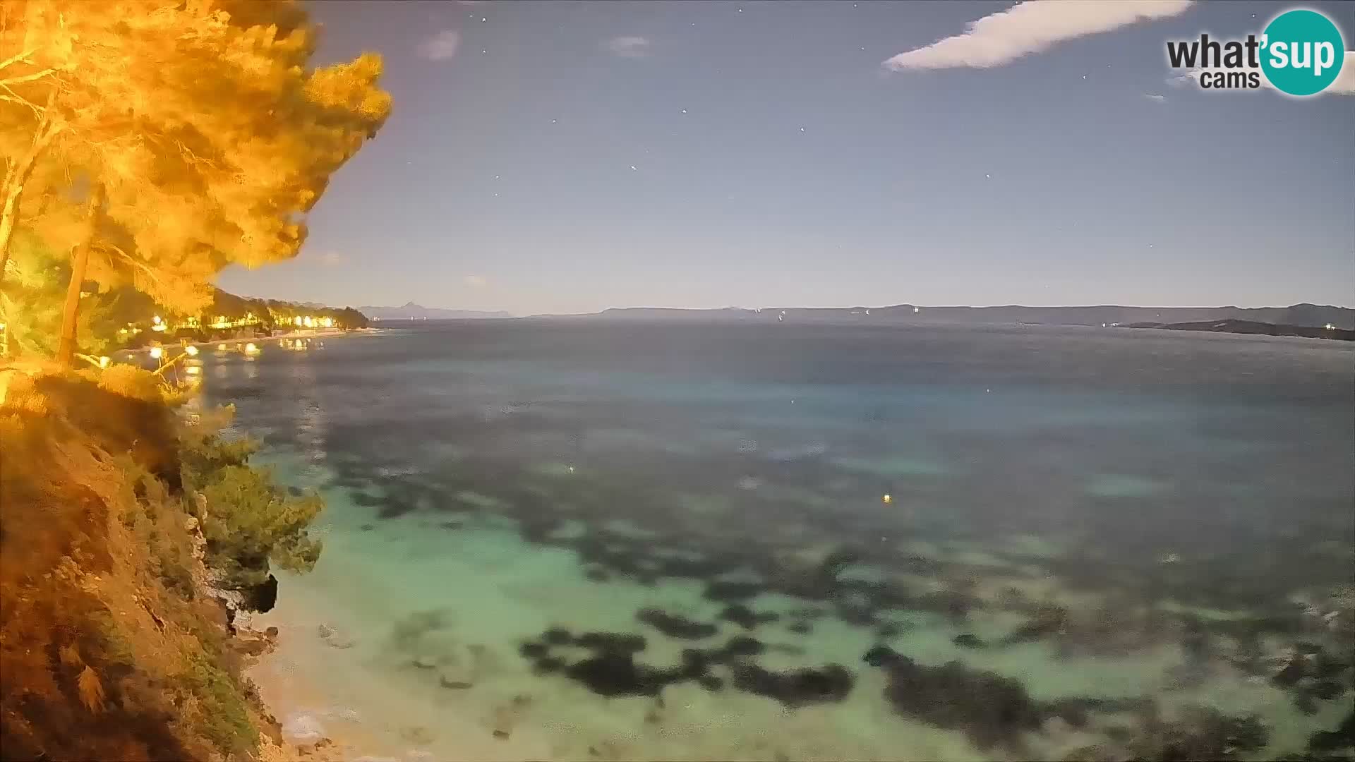 Webcam Strand Potočine Bol – Liveblick auf Borak Beach, Insel Brač