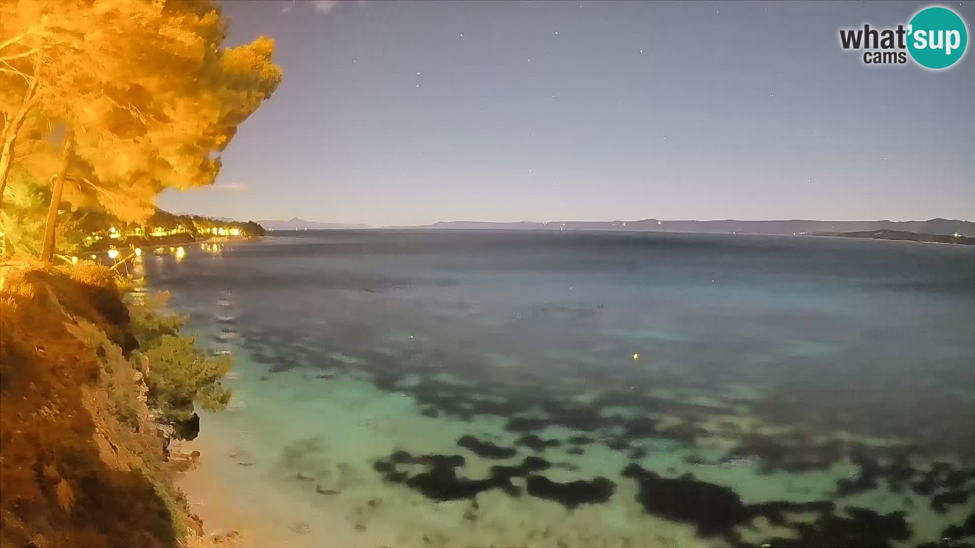 Webcam Strand Potočine Bol – Liveblick auf Borak Beach, Insel Brač