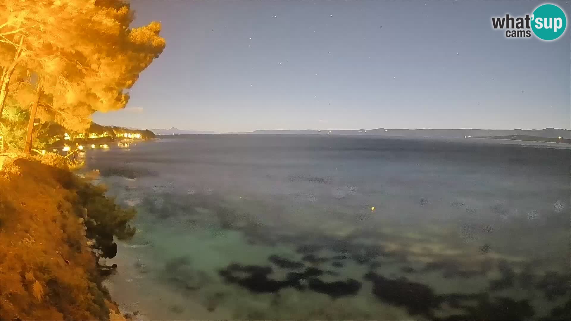 Webcam Potočine Beach Bol – Live View of Borak Beach, Brač Island