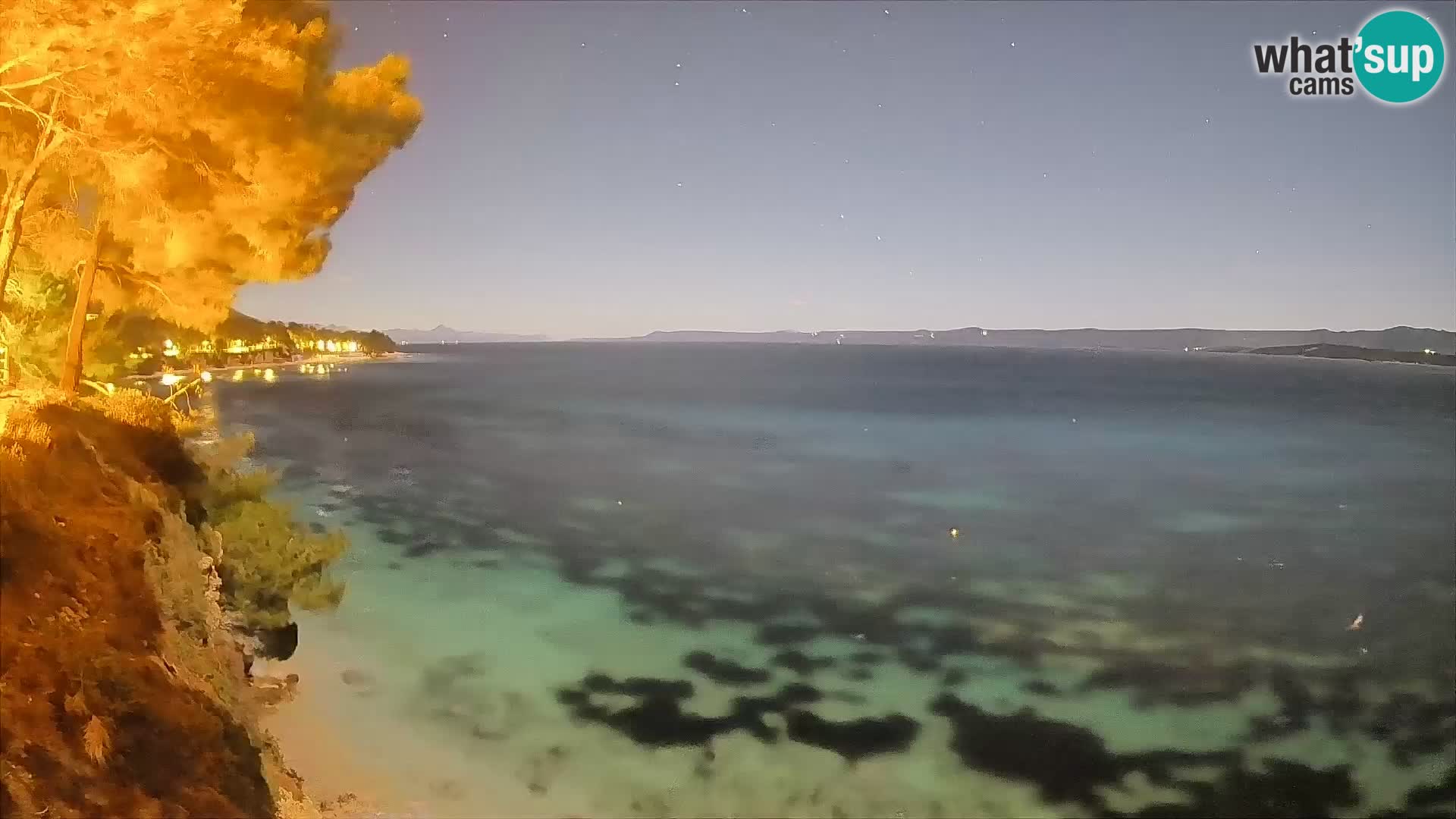 Webcam Strand Potočine Bol – Liveblick auf Borak Beach, Insel Brač