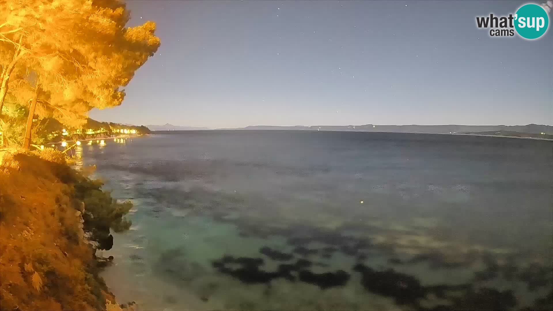 Web kamera Potočine Bol – Pogled uživo na plažu Borak, otok Brač