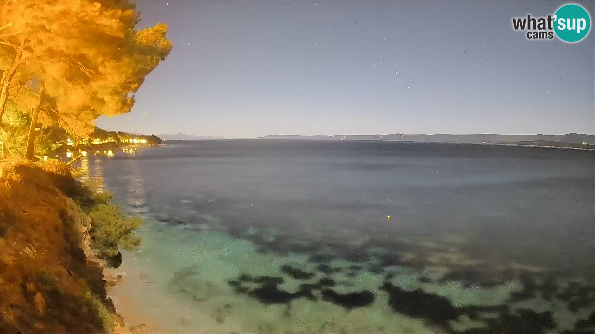 Webcam Strand Potočine Bol – Liveblick auf Borak Beach, Insel Brač