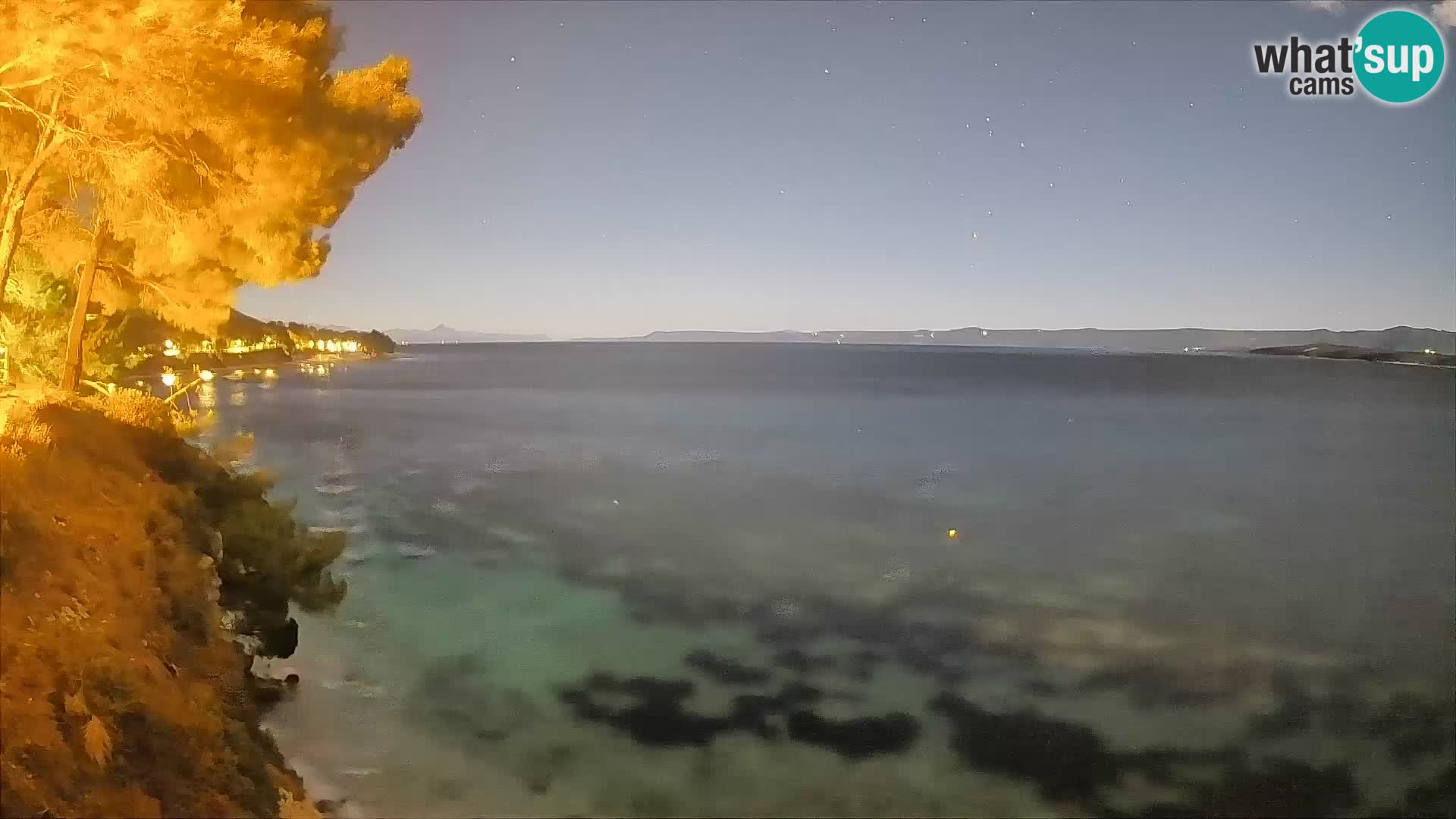 Webcam Potočine Beach Bol – Live View of Borak Beach, Brač Island