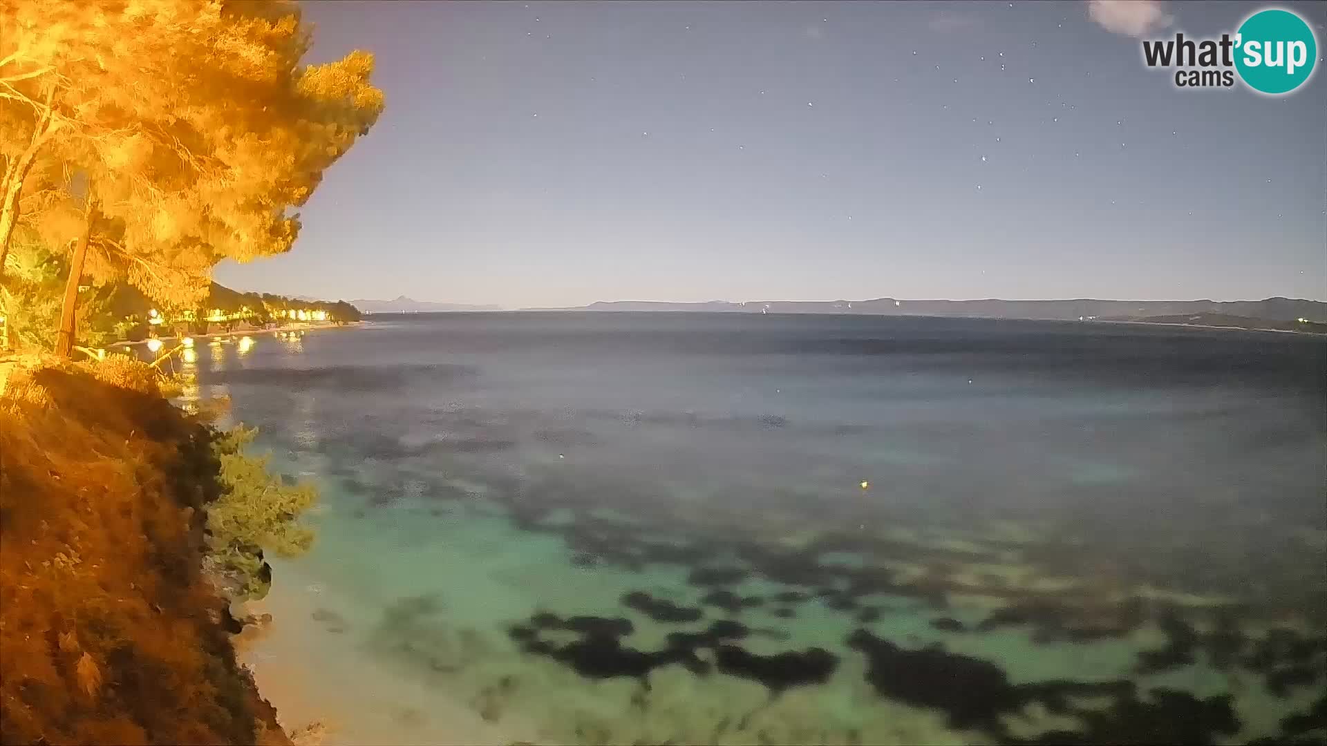Webcam Strand Potočine Bol – Liveblick auf Borak Beach, Insel Brač