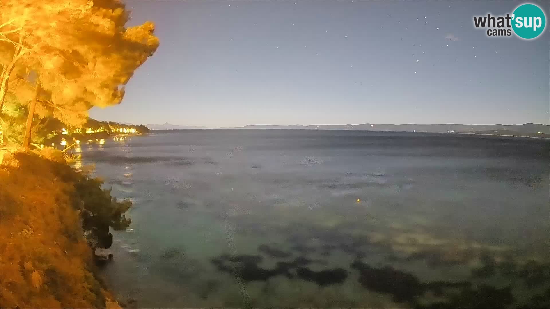 Web kamera Potočine Bol – Pogled uživo na plažu Borak, otok Brač