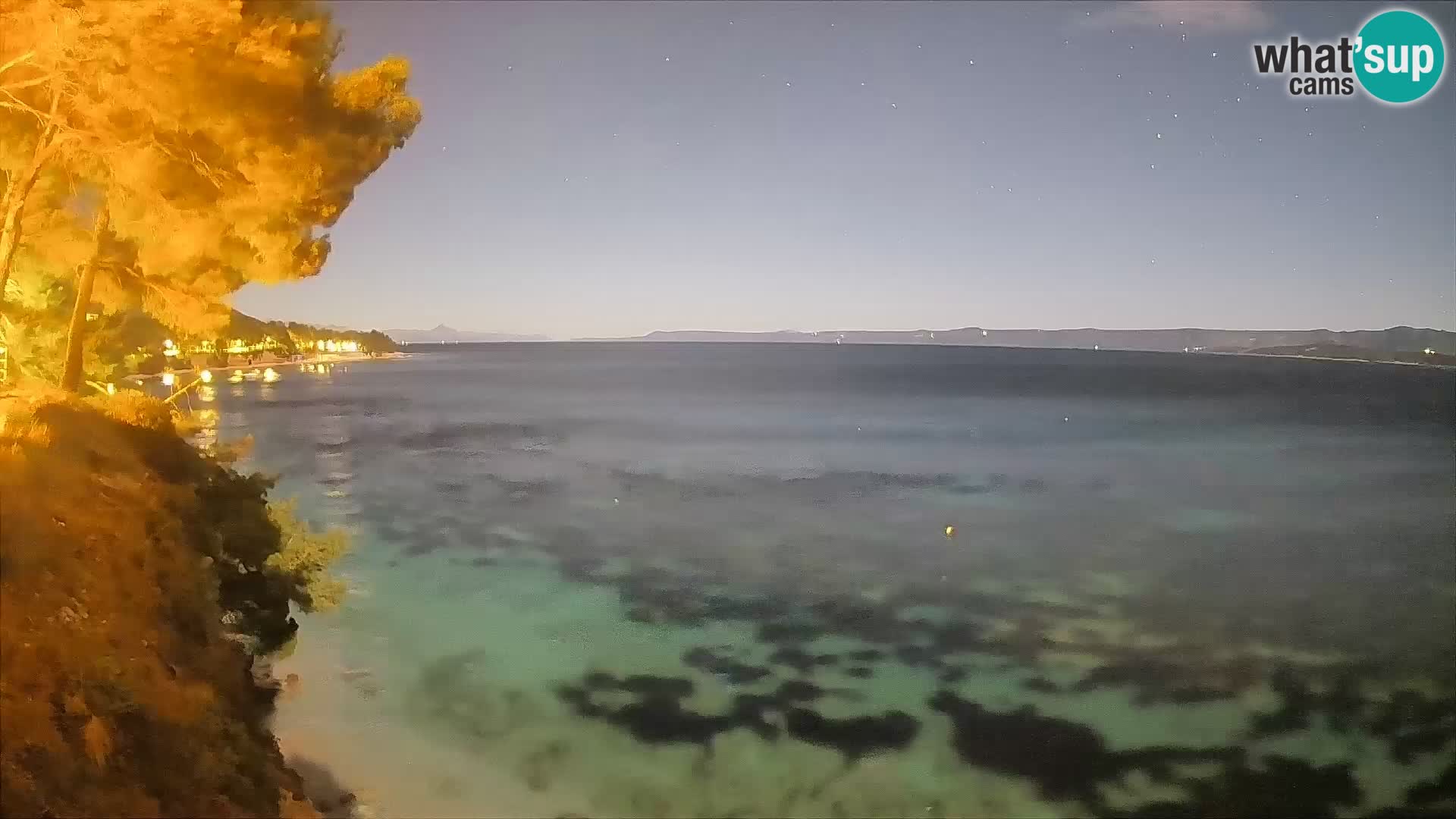 Web kamera Potočine Bol – Pogled uživo na plažu Borak, otok Brač