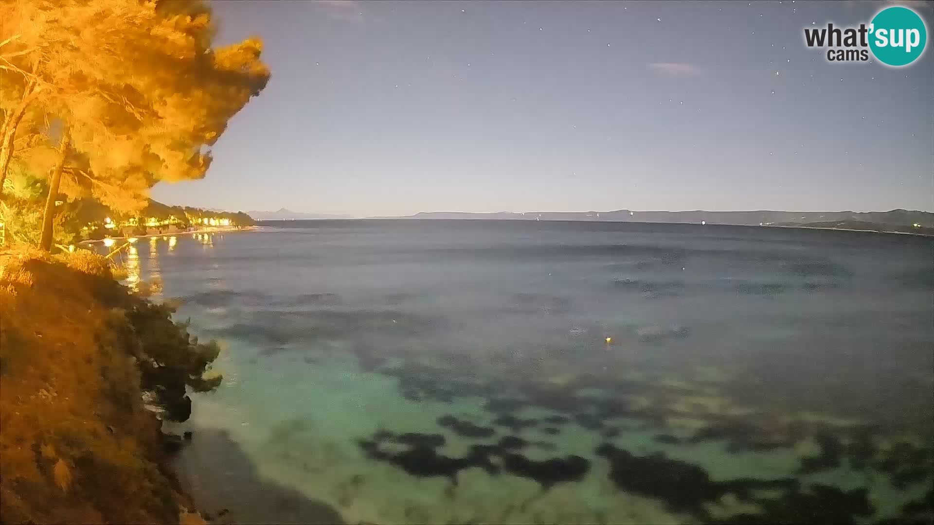 Webcam Strand Potočine Bol – Liveblick auf Borak Beach, Insel Brač