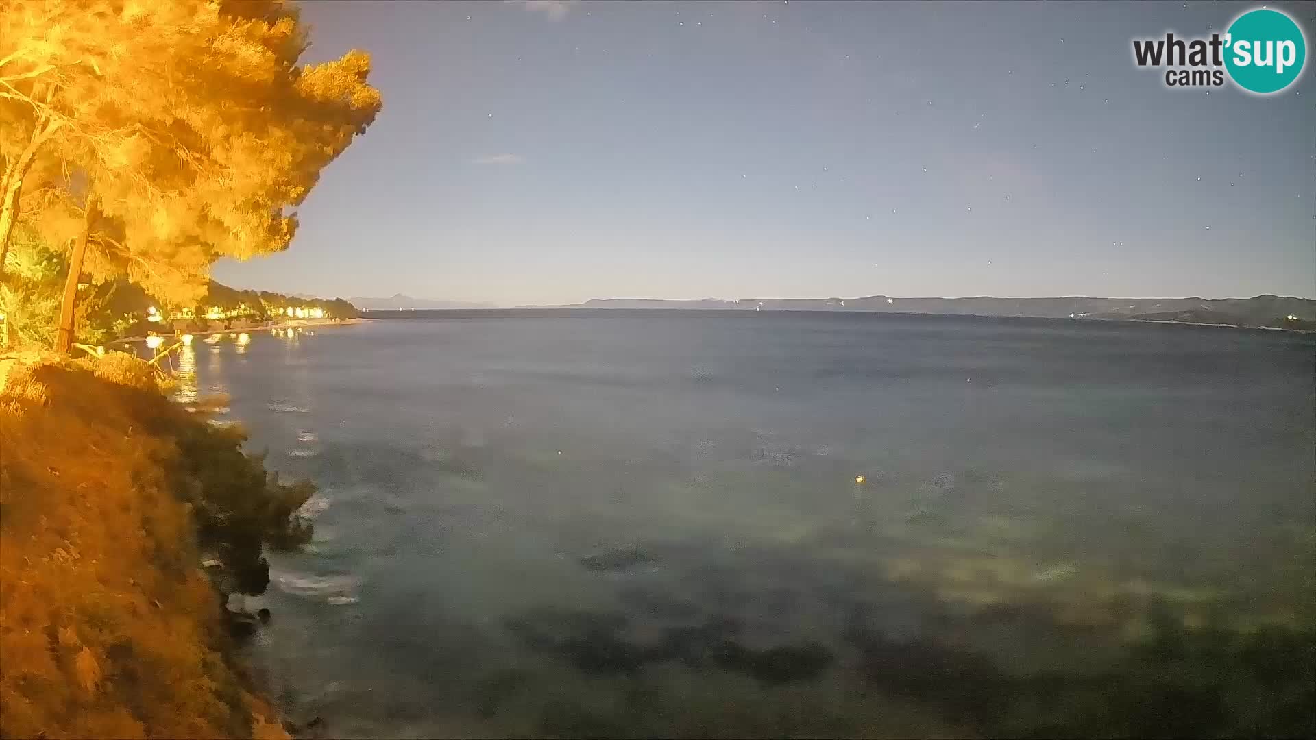 Webcam Potočine Beach Bol – Live View of Borak Beach, Brač Island