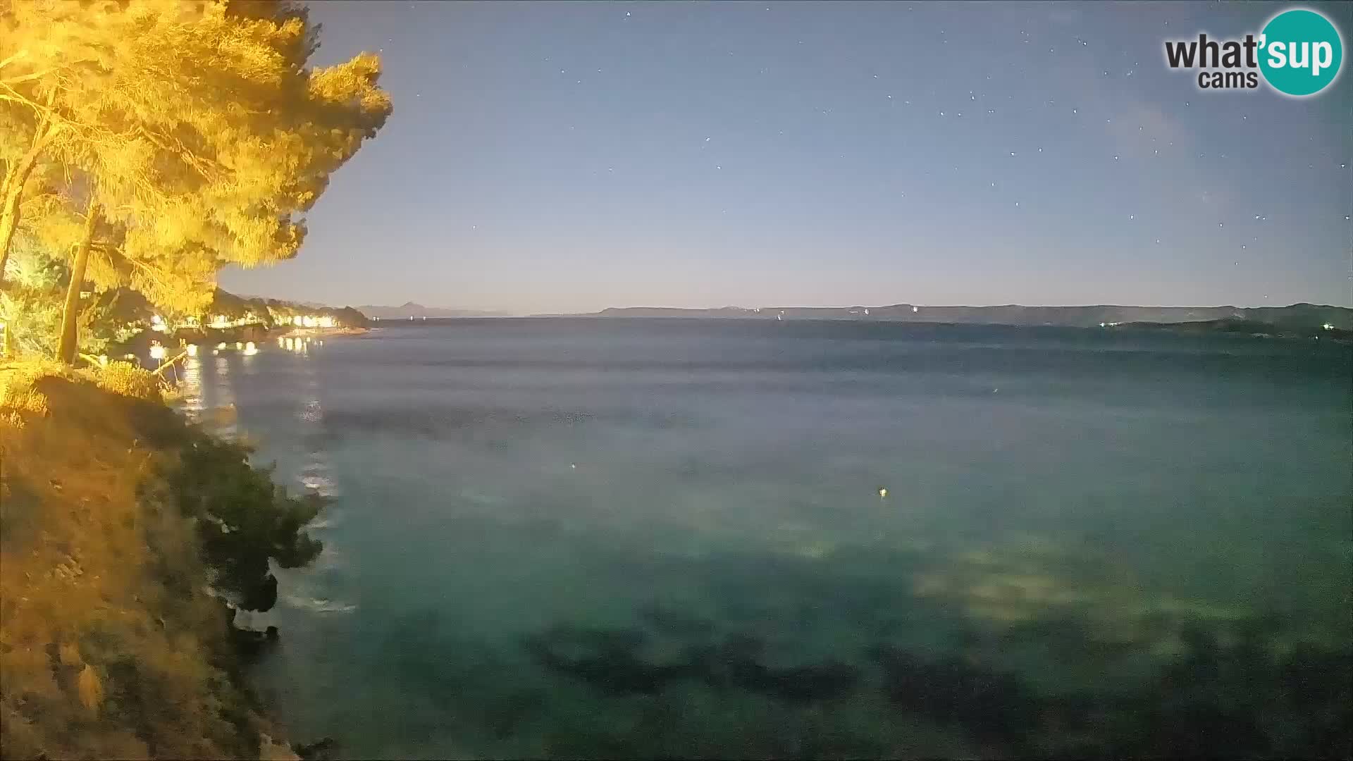 Webcam Strand Potočine Bol – Liveblick auf Borak Beach, Insel Brač