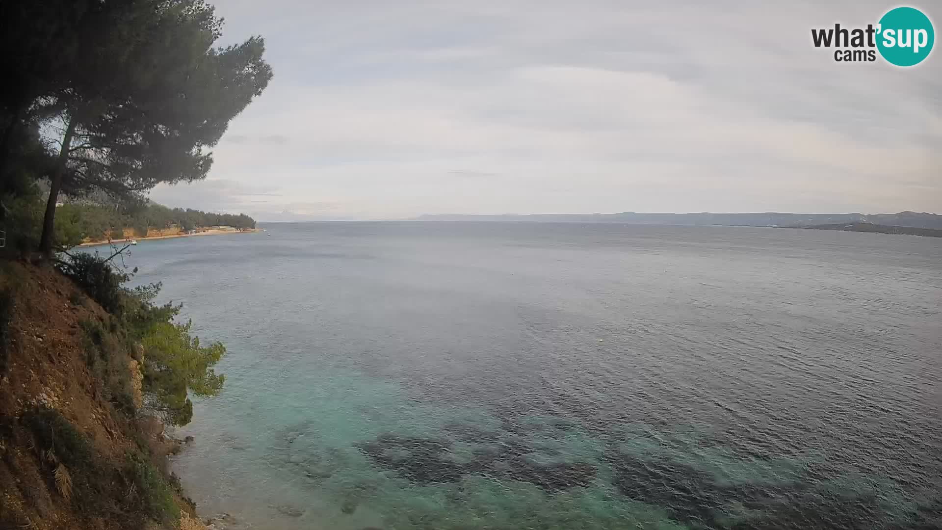Webcam Potočine Beach Bol – Live View of Borak Beach, Brač Island