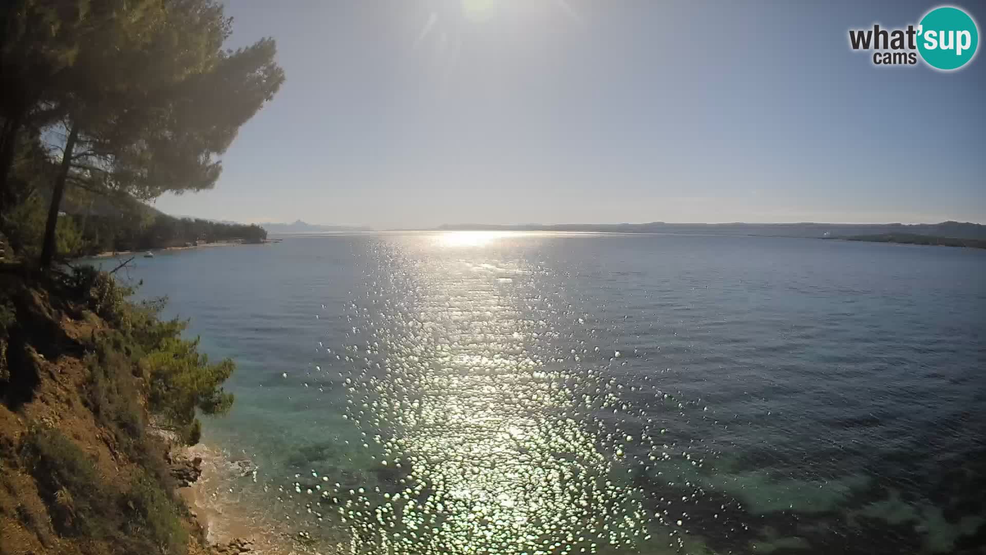 Webcam Potočine Beach Bol – Live View of Borak Beach, Brač Island