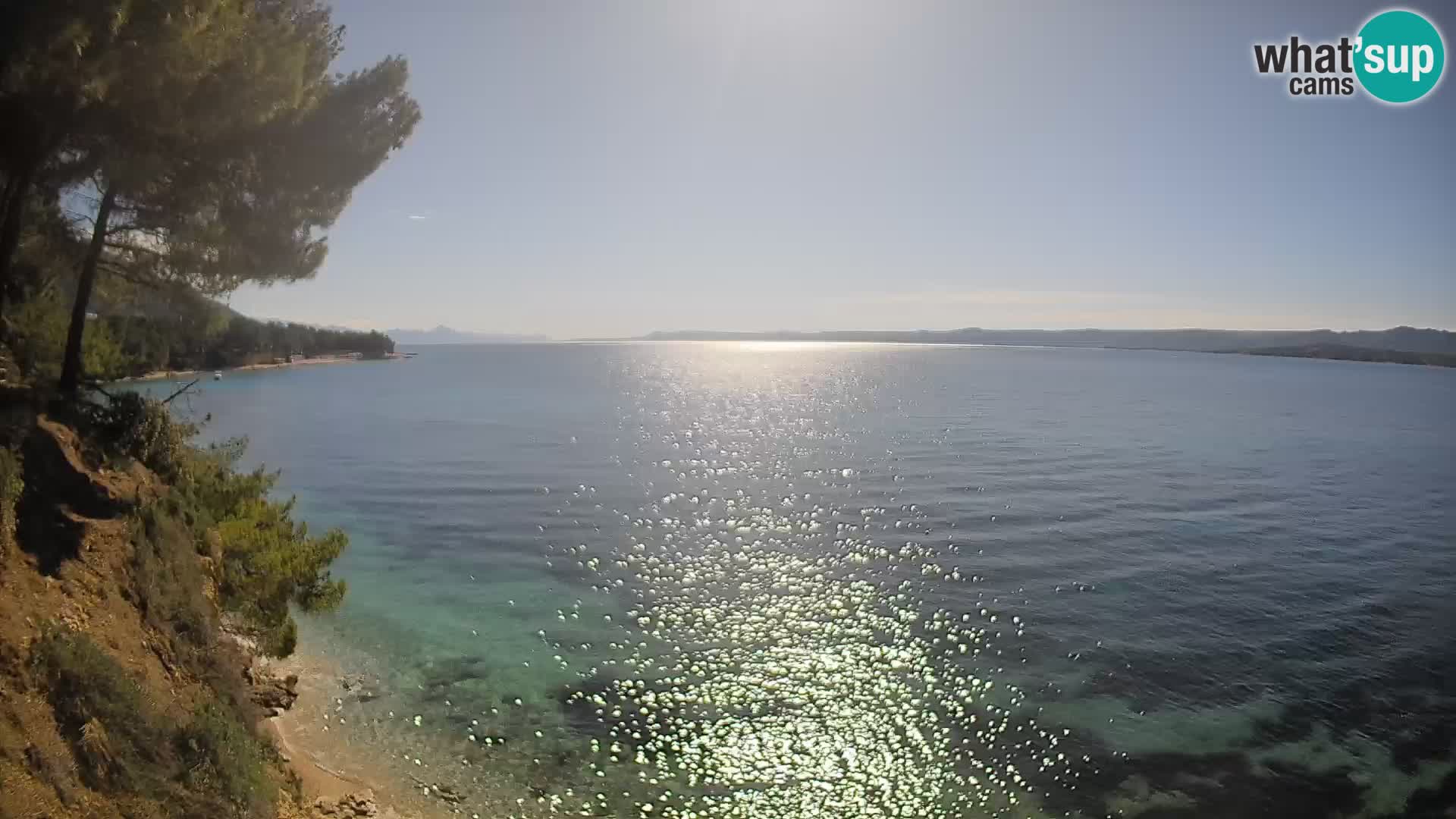 Webcam Strand Potočine Bol – Liveblick auf Borak Beach, Insel Brač