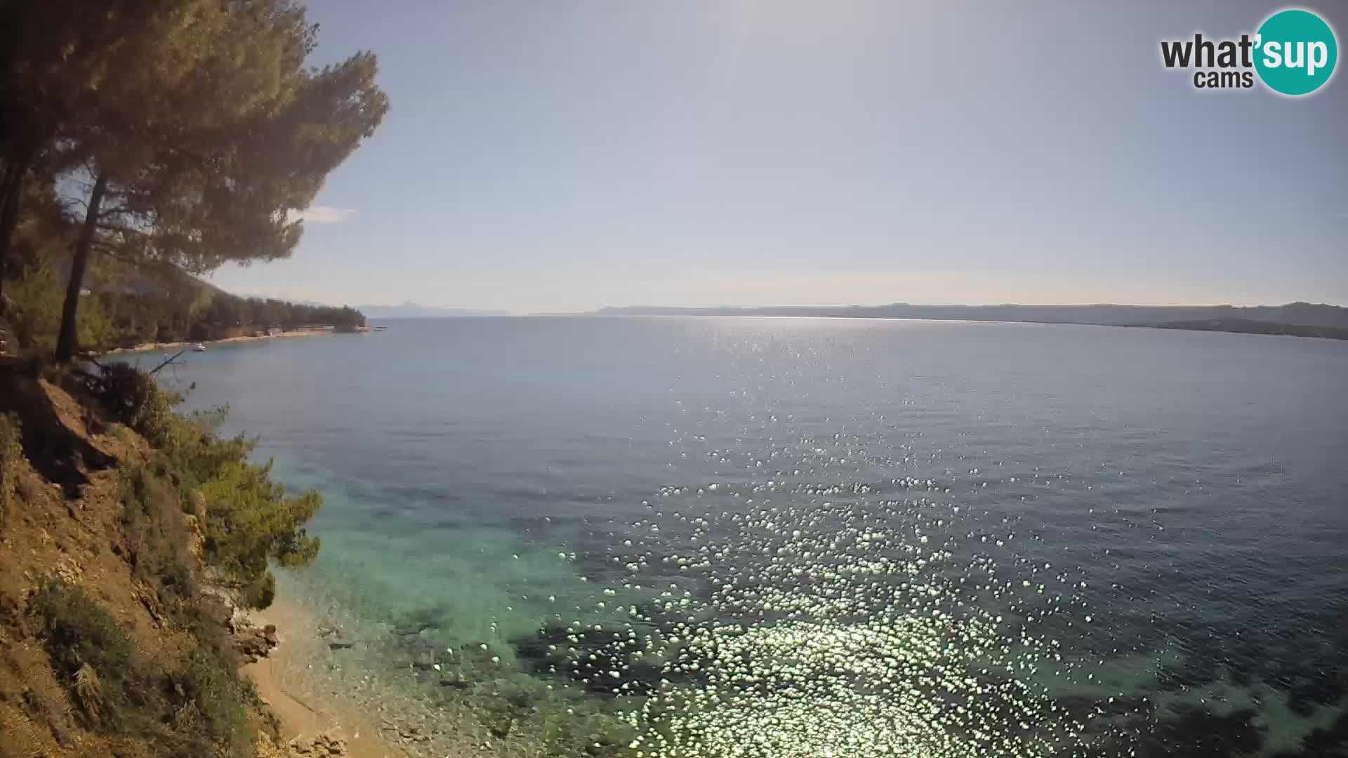 Webcam Strand Potočine Bol – Liveblick auf Borak Beach, Insel Brač