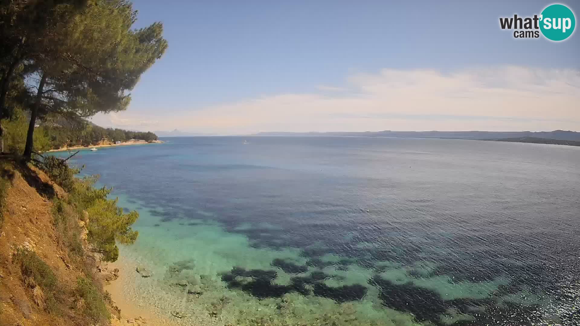 Webcam Potočine Beach Bol – Live View of Borak Beach, Brač Island