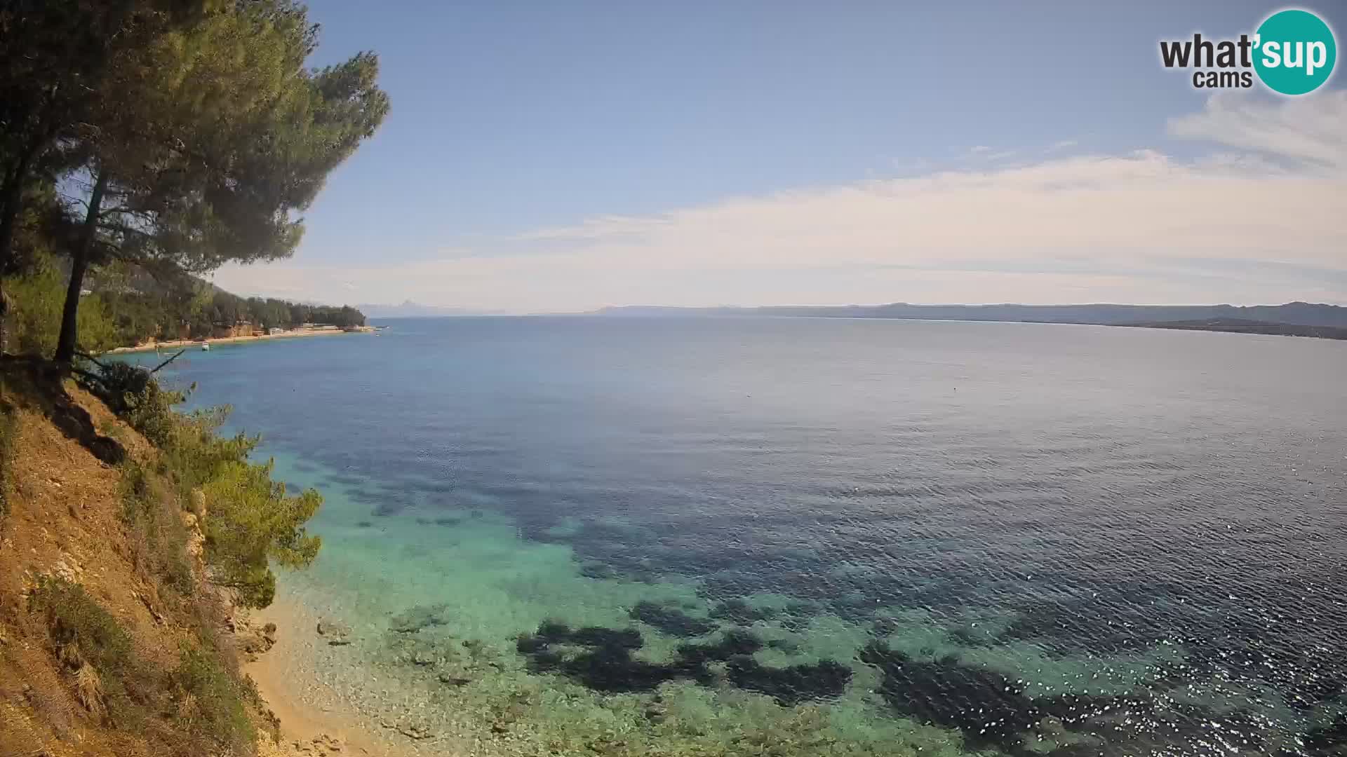 Webcam Strand Potočine Bol – Liveblick auf Borak Beach, Insel Brač