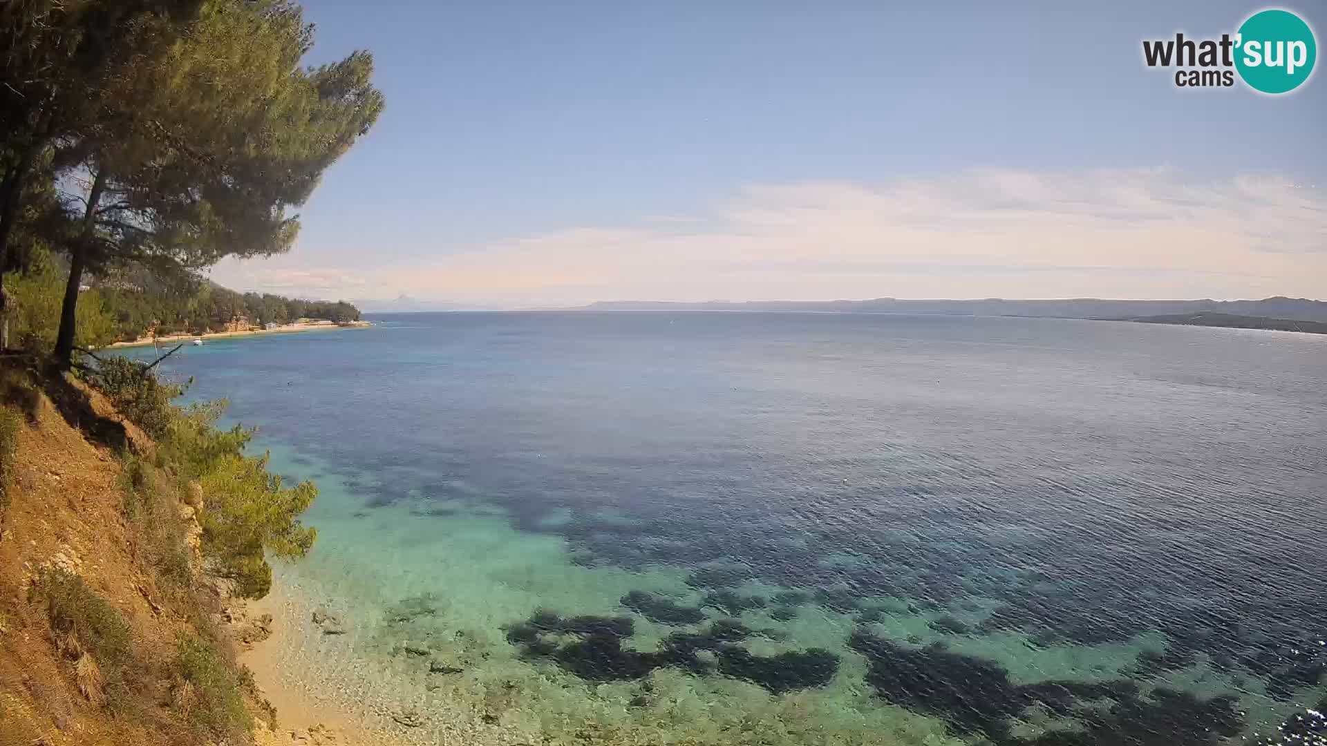 Webcam Strand Potočine Bol – Liveblick auf Borak Beach, Insel Brač