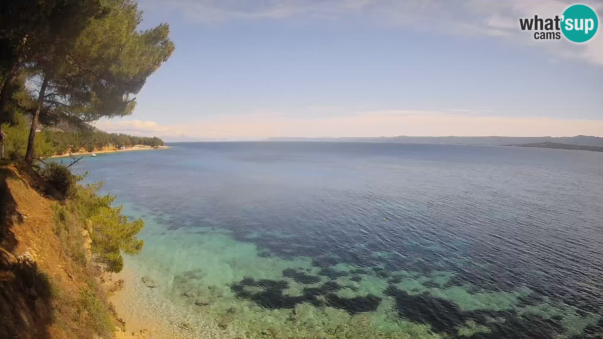 Webcam Strand Potočine Bol – Liveblick auf Borak Beach, Insel Brač