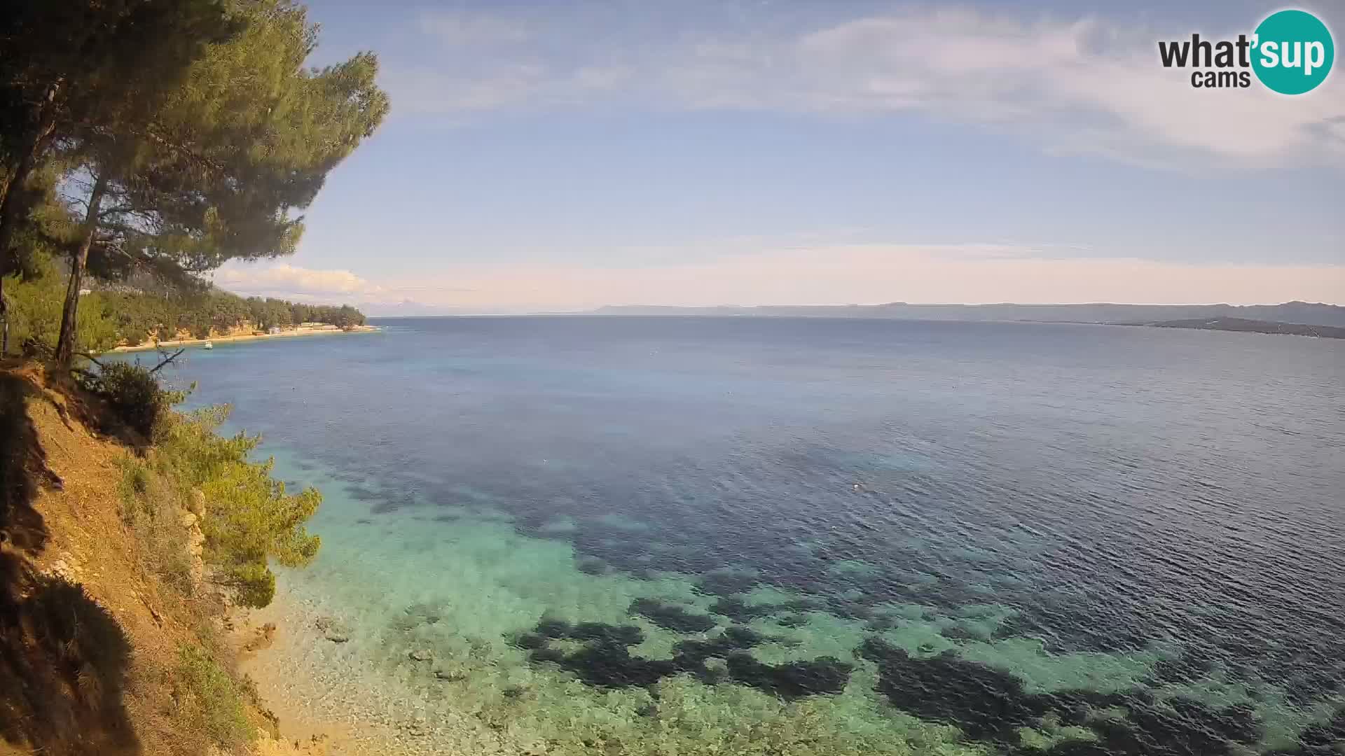 Webcam Playa Potočine Bol – Vista en vivo de Borak Beach, Isla de Brač