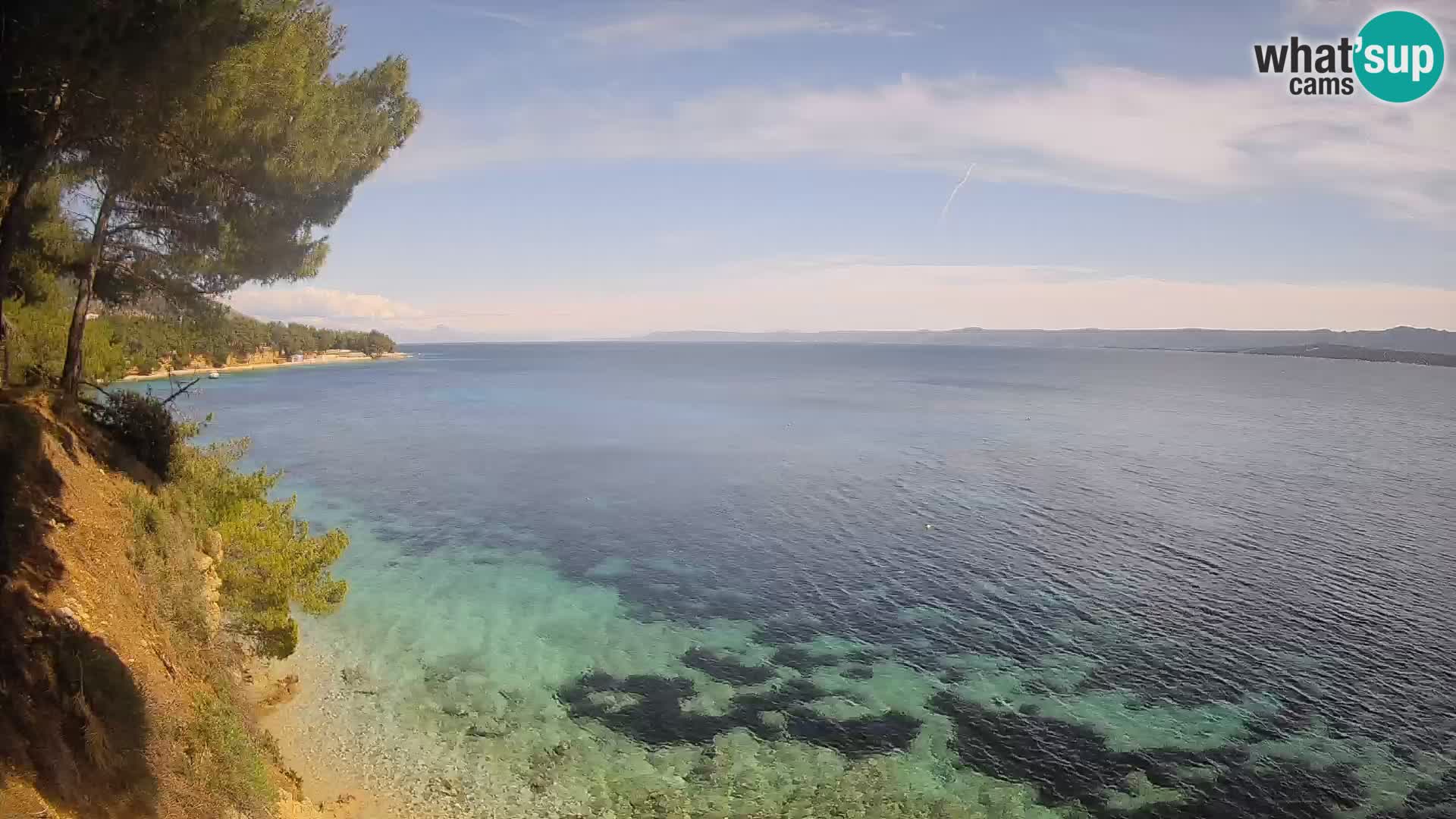 Webcam Potočine Beach Bol – Live View of Borak Beach, Brač Island