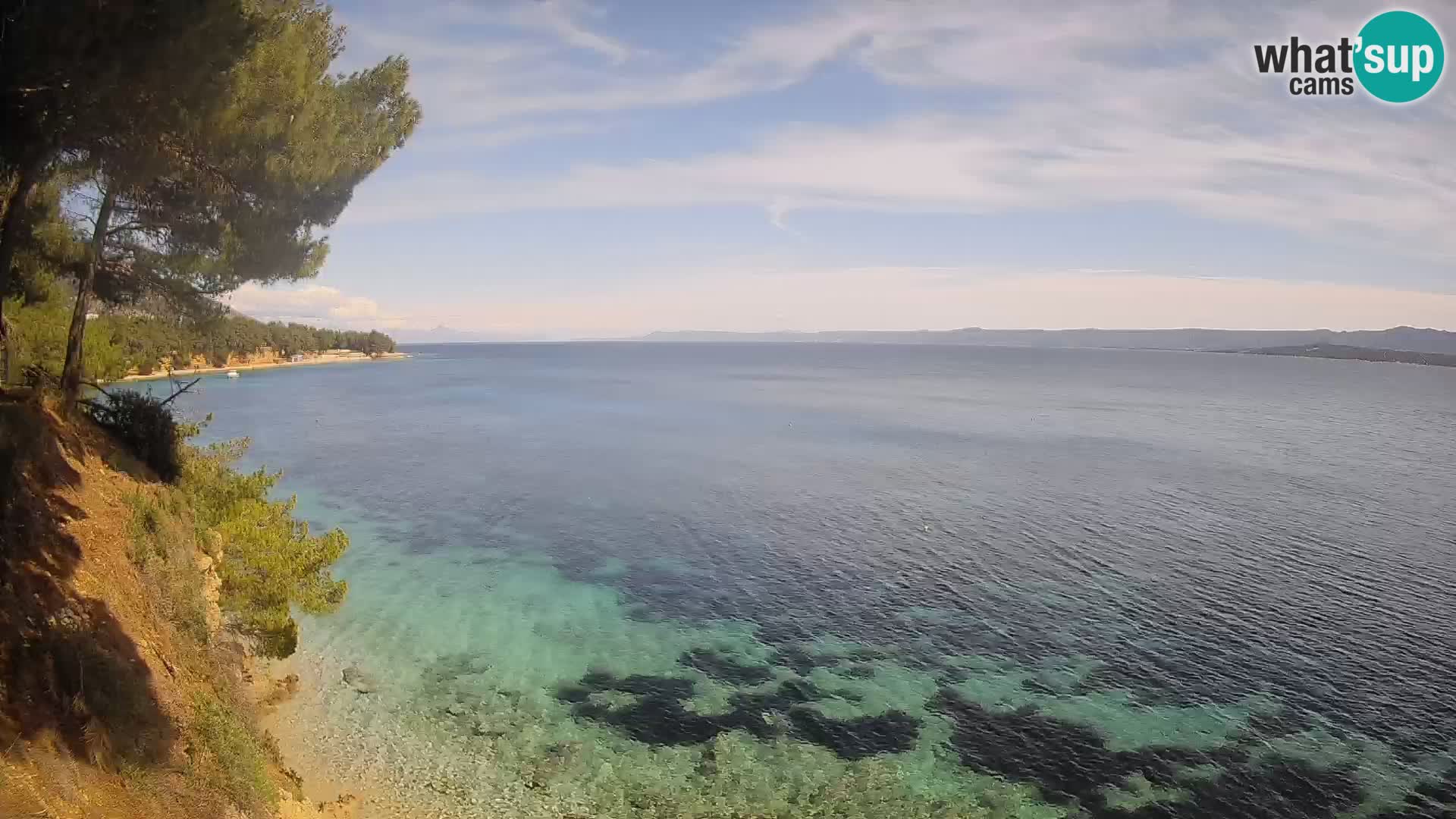 Webcam Potočine Beach Bol – Live View of Borak Beach, Brač Island