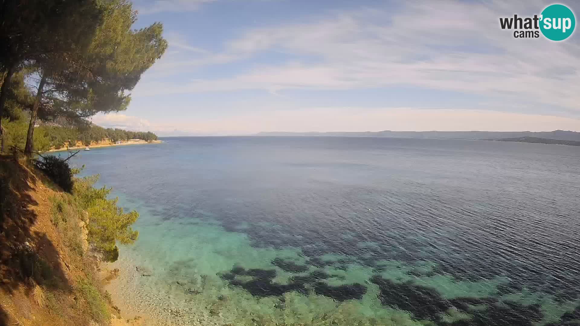 Webcam Playa Potočine Bol – Vista en vivo de Borak Beach, Isla de Brač