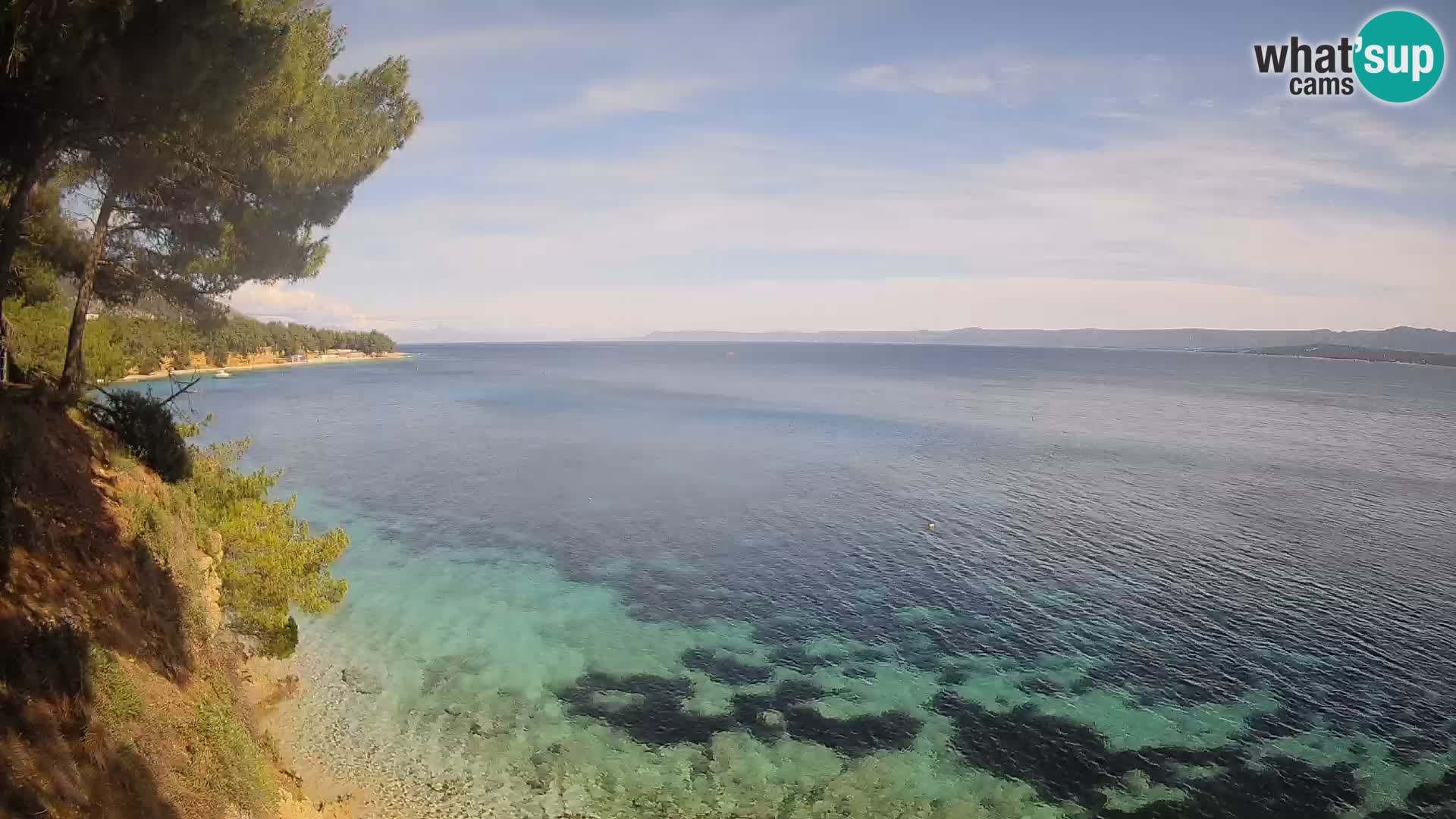 Webcam Strand Potočine Bol – Liveblick auf Borak Beach, Insel Brač