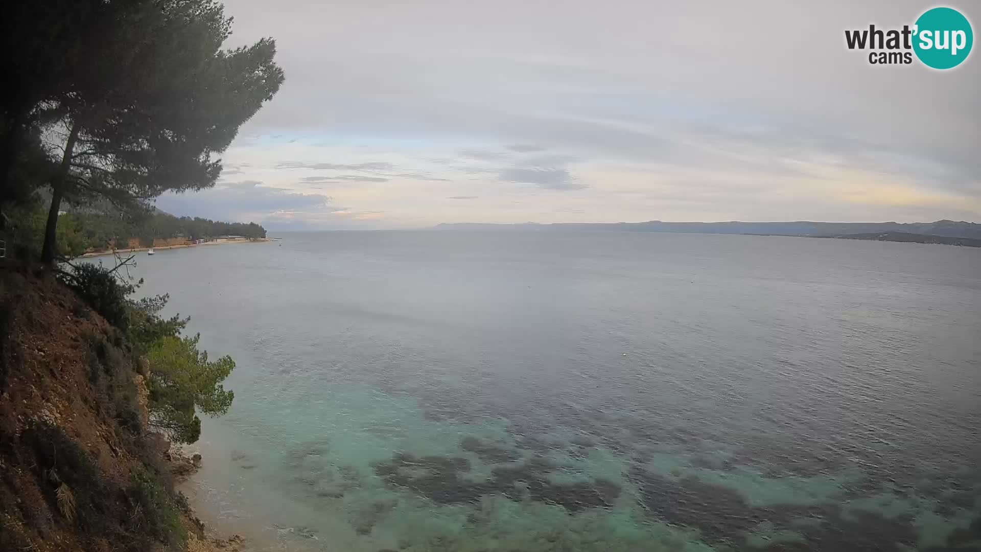 Webcam plage Potočine Bol – Vue en direct sur Borak Beach, île de Brač