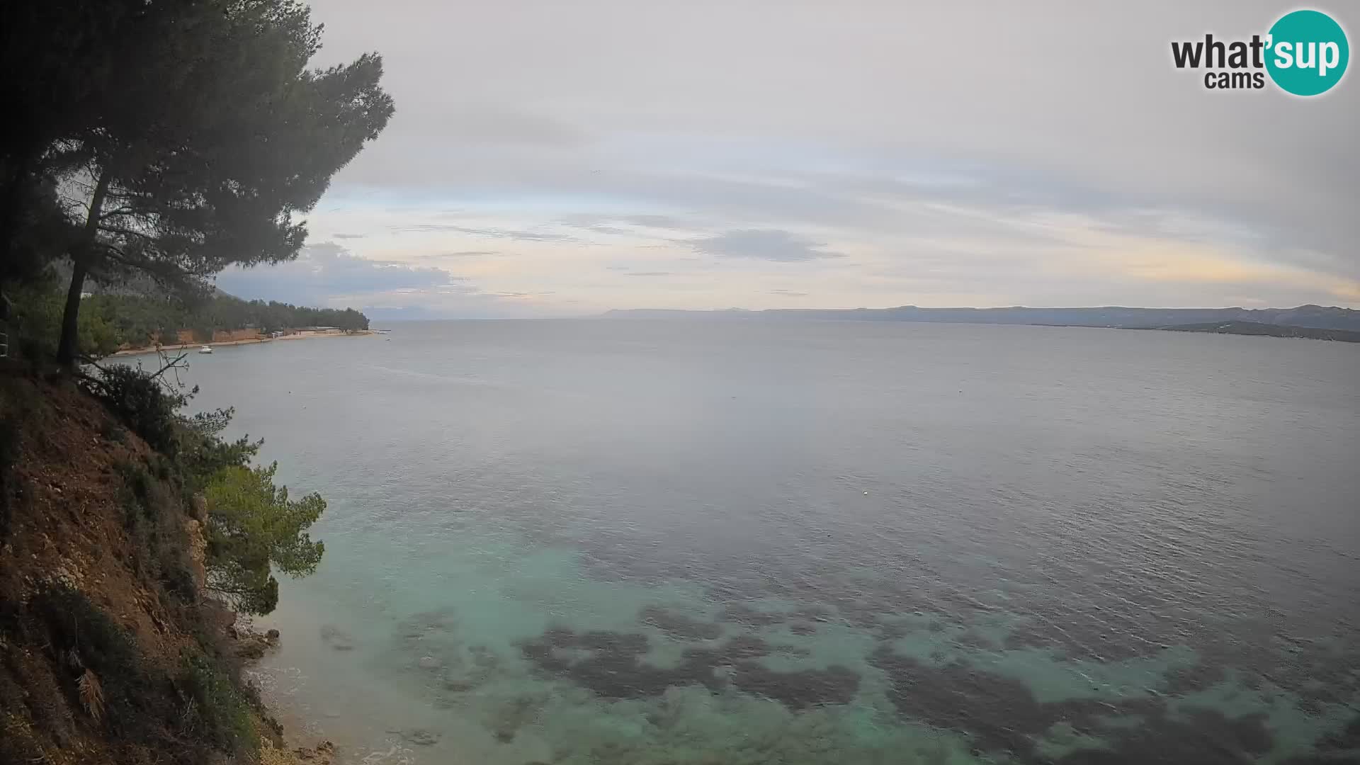 Webcam Strand Potočine Bol – Liveblick auf Borak Beach, Insel Brač