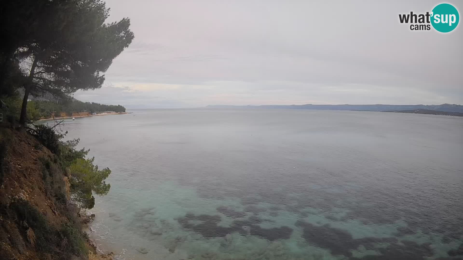 Web kamera Potočine Bol – Pogled uživo na plažu Borak, otok Brač