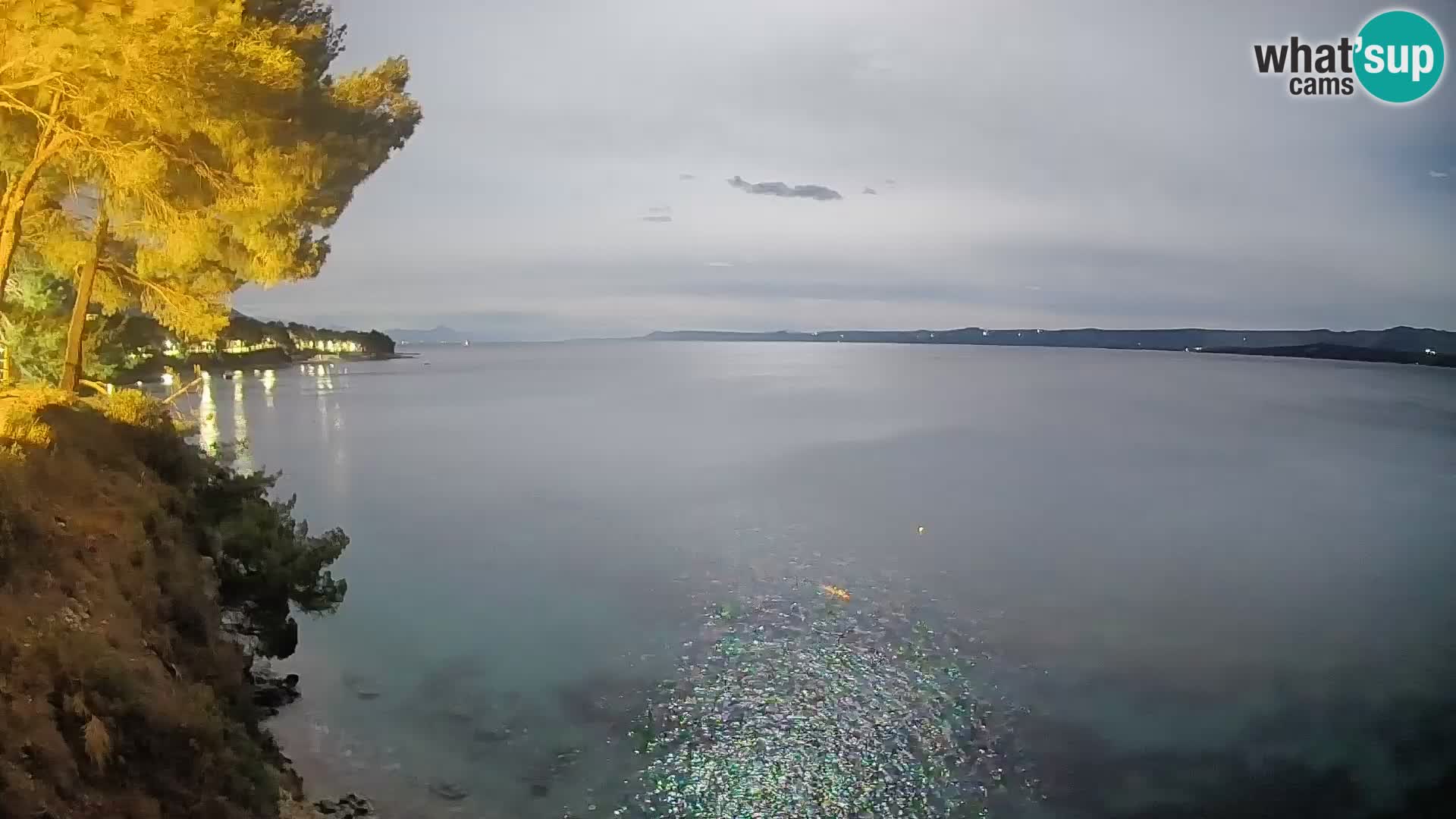 Webcam Potočine Beach Bol – Live View of Borak Beach, Brač Island