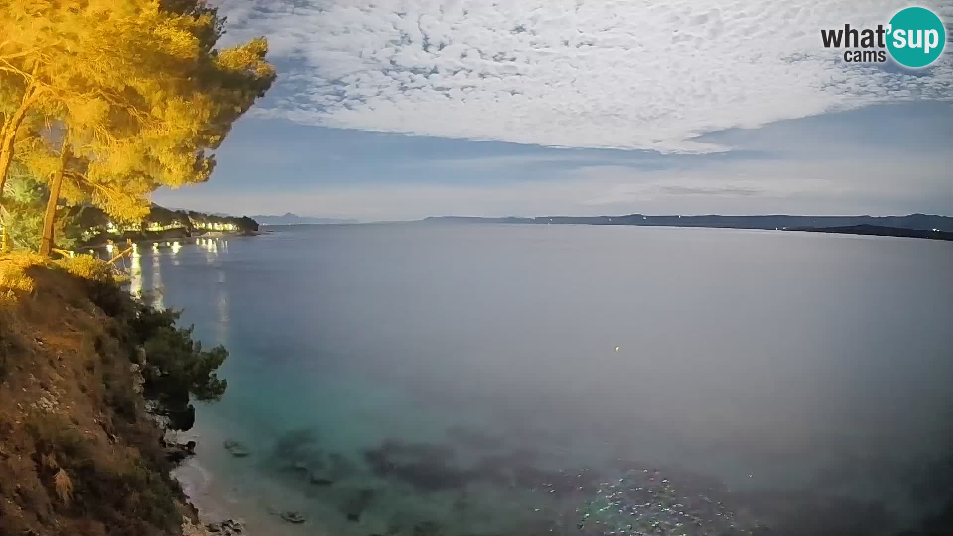 Webcam Strand Potočine Bol – Liveblick auf Borak Beach, Insel Brač