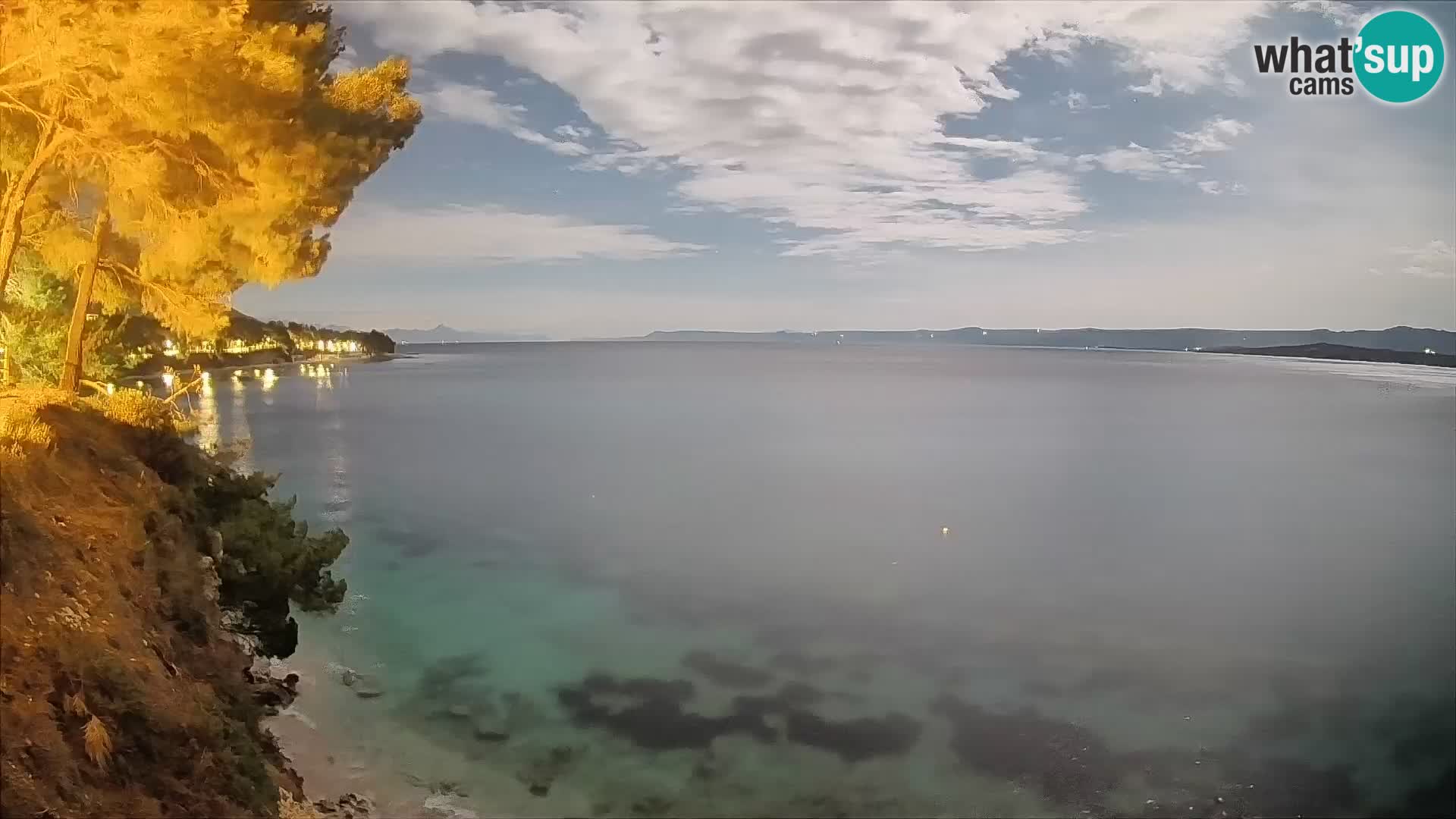 Webcam Playa Potočine Bol – Vista en vivo de Borak Beach, Isla de Brač