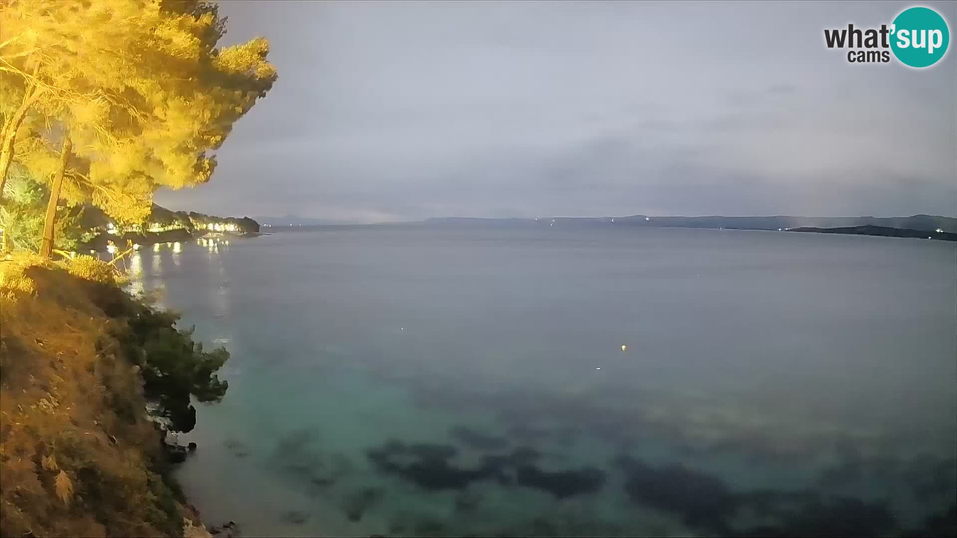 Webcam Playa Potočine Bol – Vista en vivo de Borak Beach, Isla de Brač