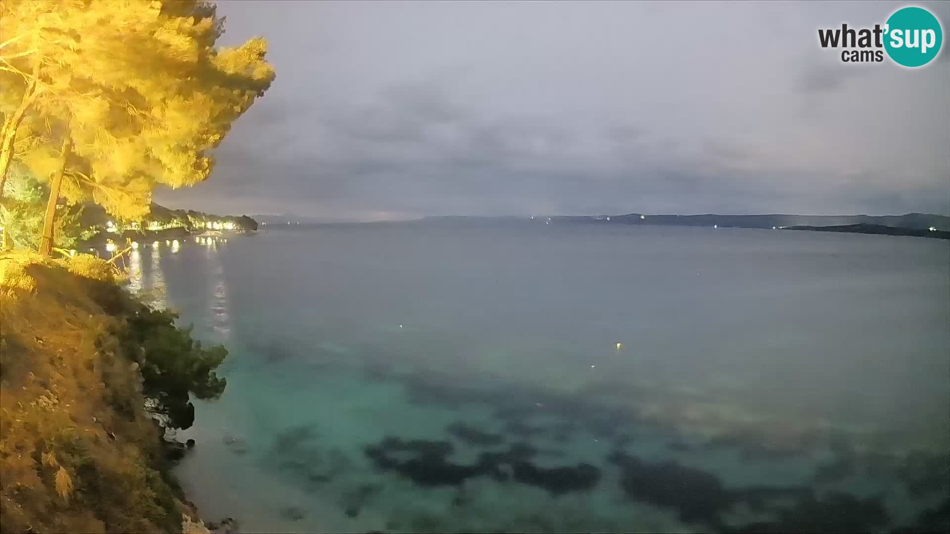 Webcam Playa Potočine Bol – Vista en vivo de Borak Beach, Isla de Brač