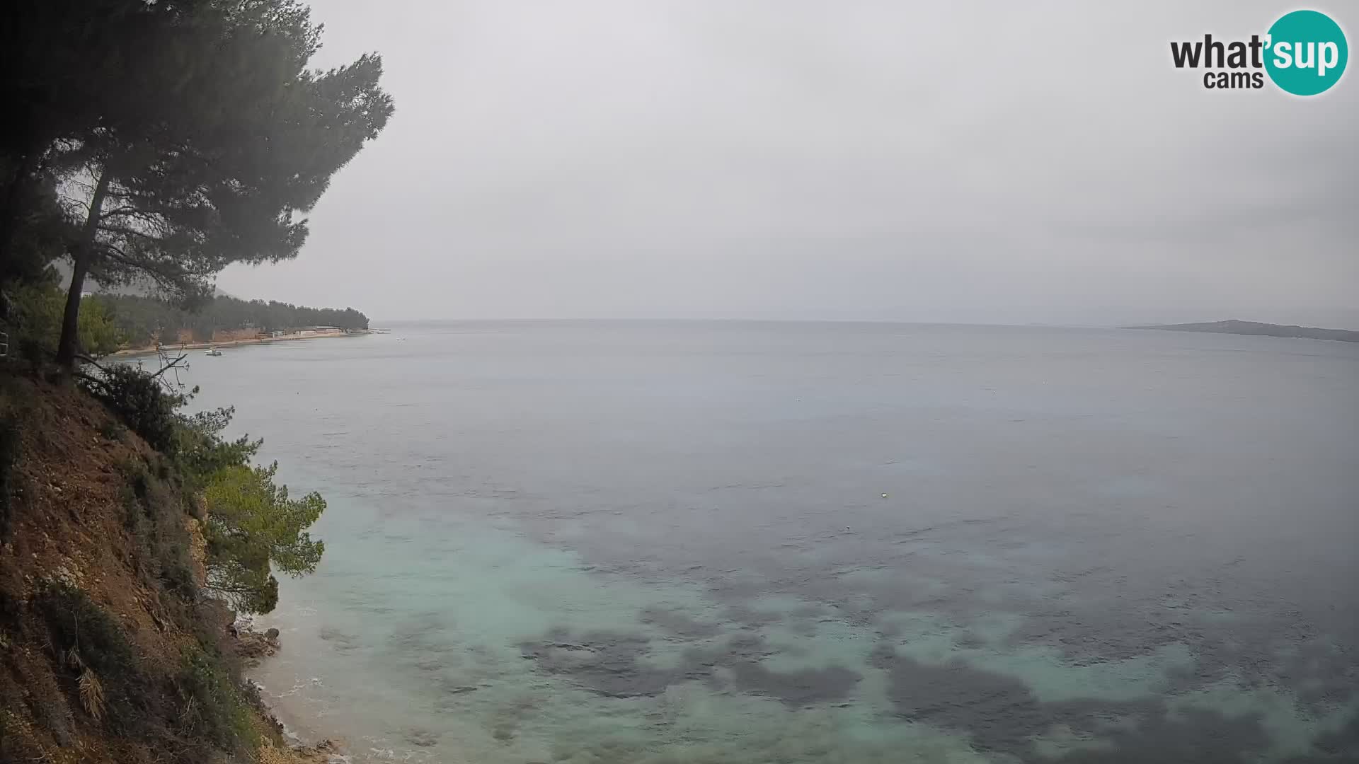 Webcam plage Potočine Bol – Vue en direct sur Borak Beach, île de Brač