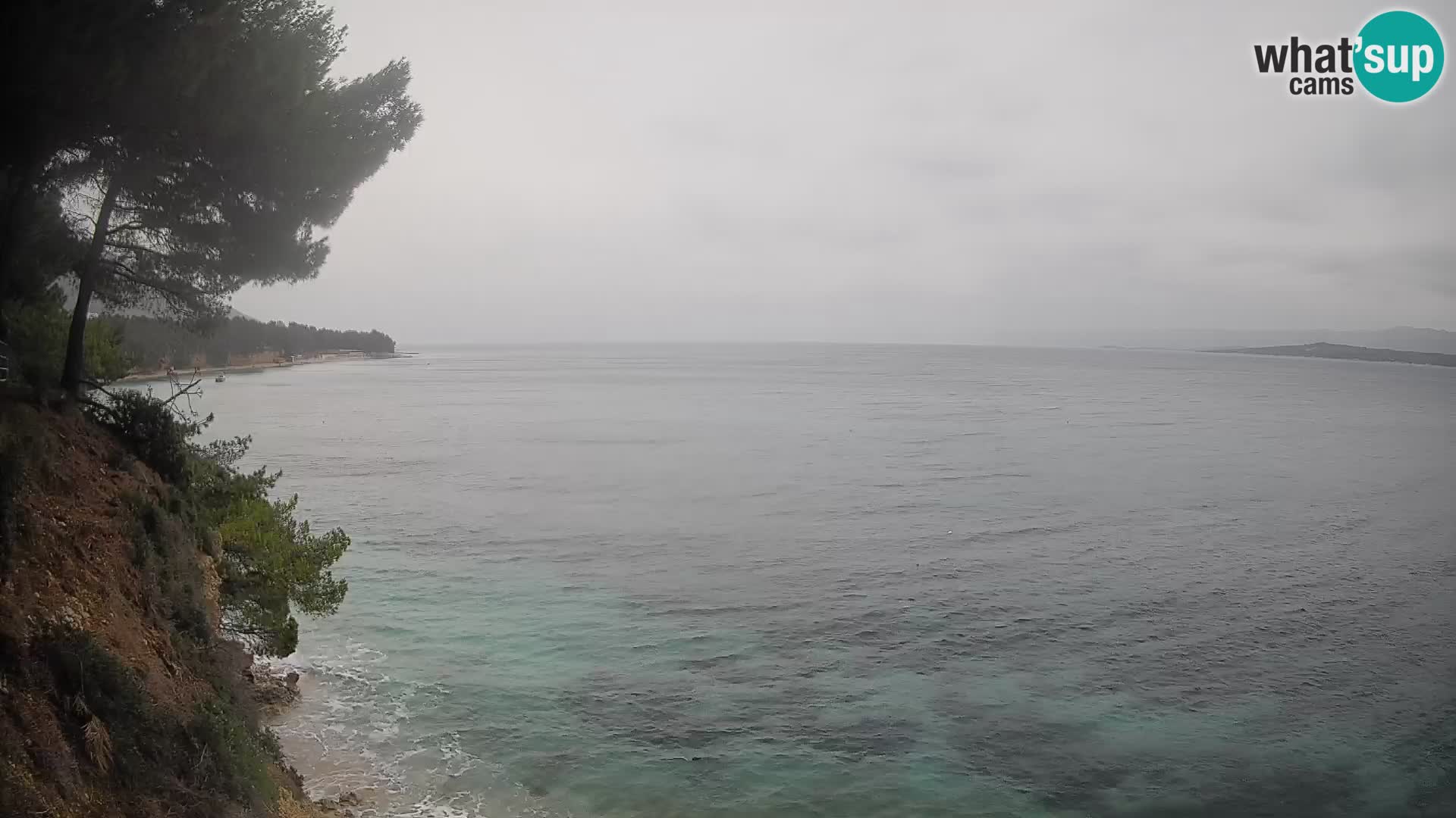 Webcam plage Potočine Bol – Vue en direct sur Borak Beach, île de Brač