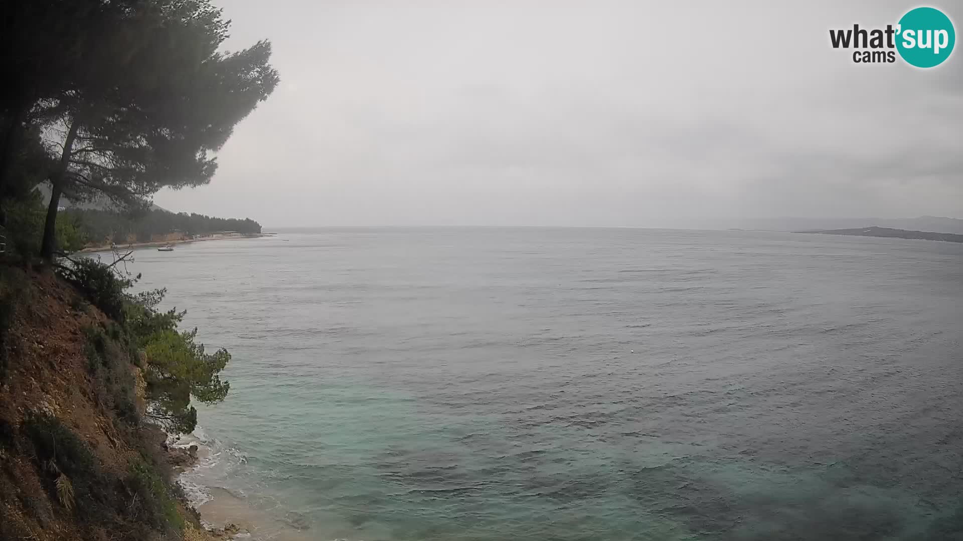 Webcam plage Potočine Bol – Vue en direct sur Borak Beach, île de Brač