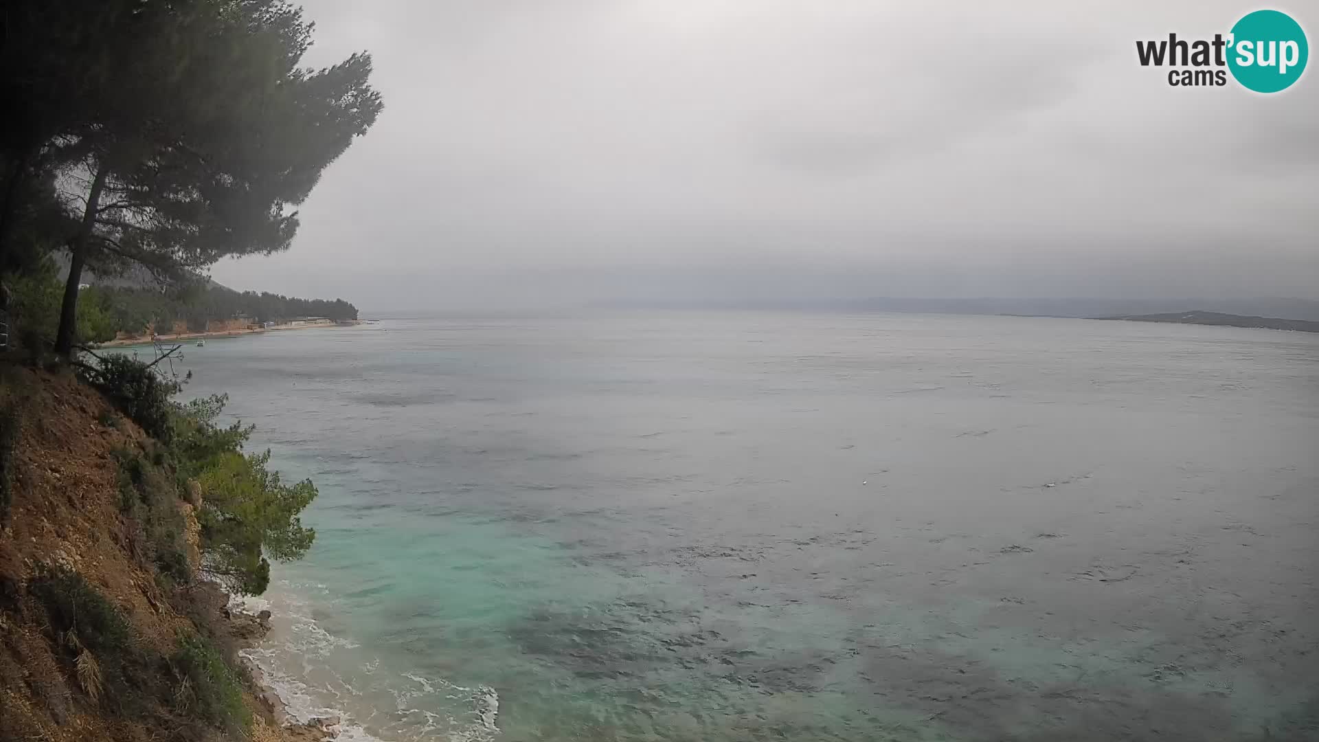 Webcam plage Potočine Bol – Vue en direct sur Borak Beach, île de Brač