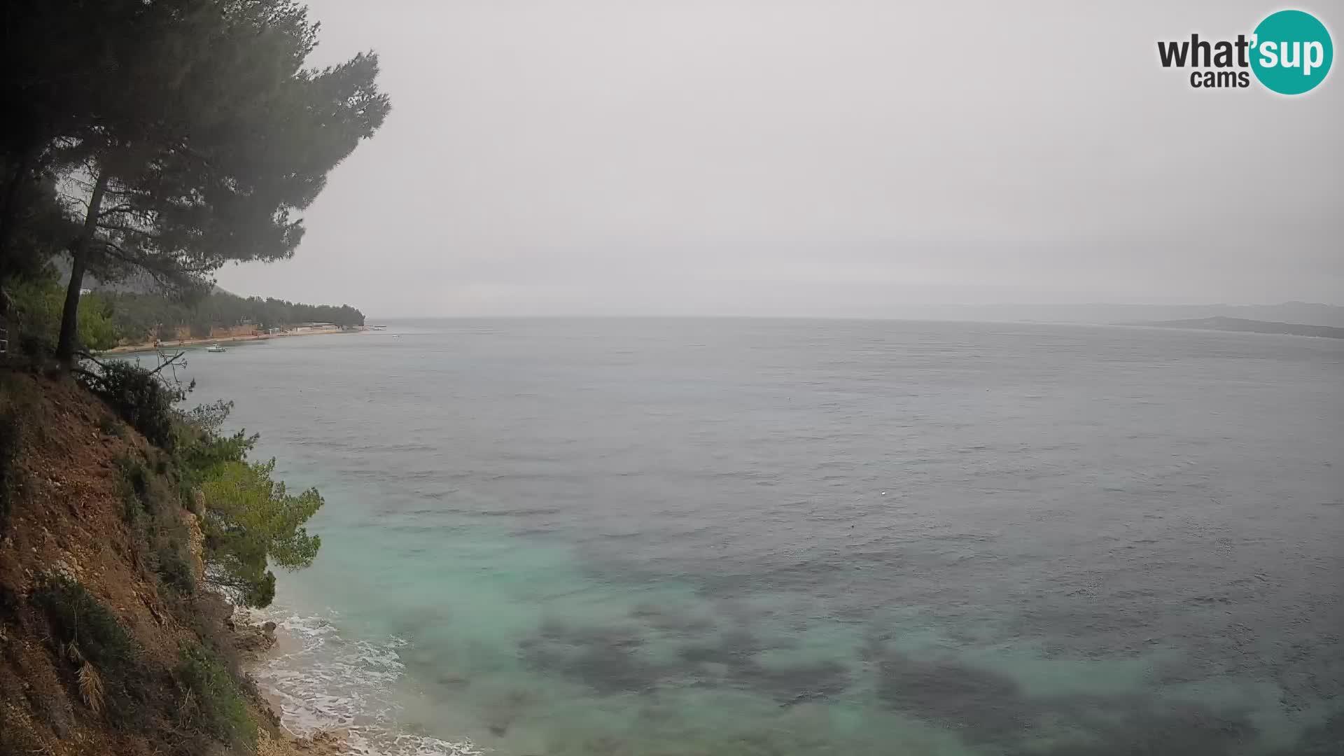 Webcam Playa Potočine Bol – Vista en vivo de Borak Beach, Isla de Brač