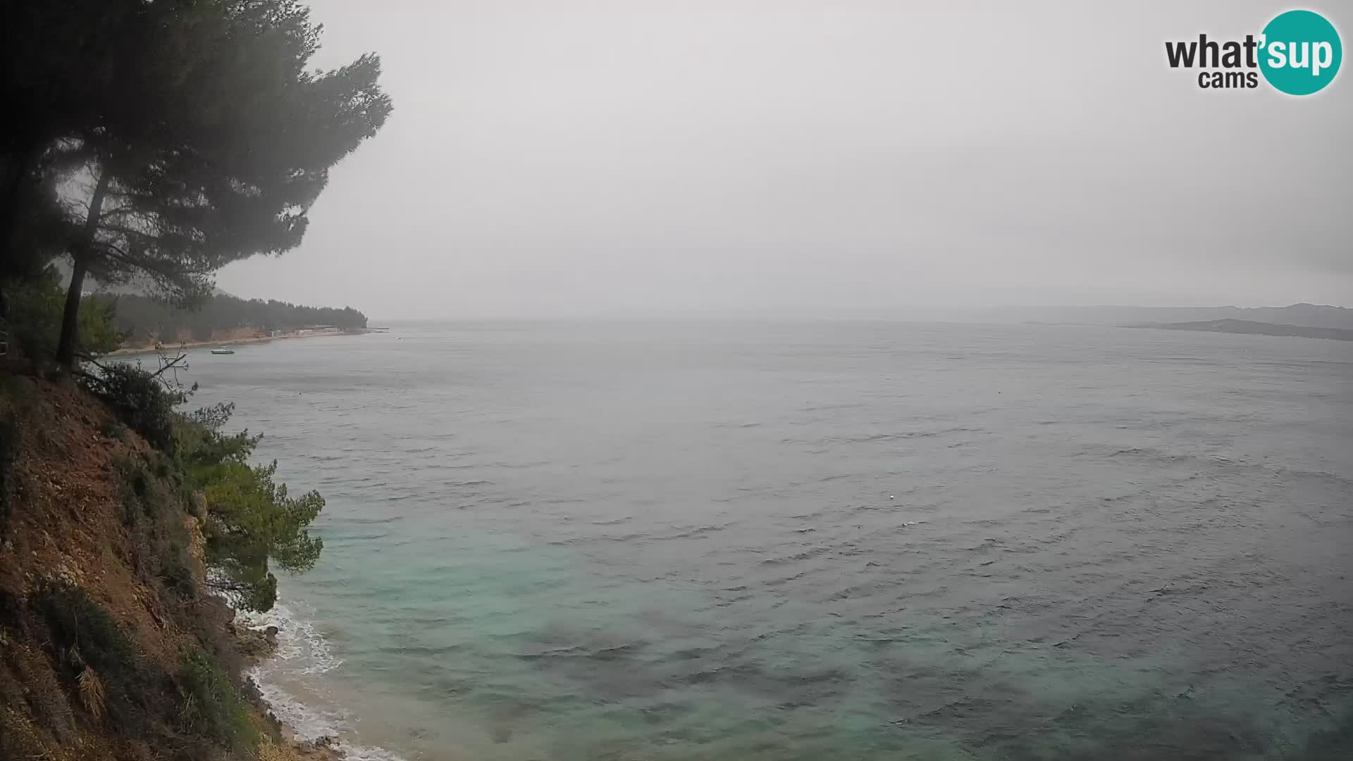 Webcam plage Potočine Bol – Vue en direct sur Borak Beach, île de Brač