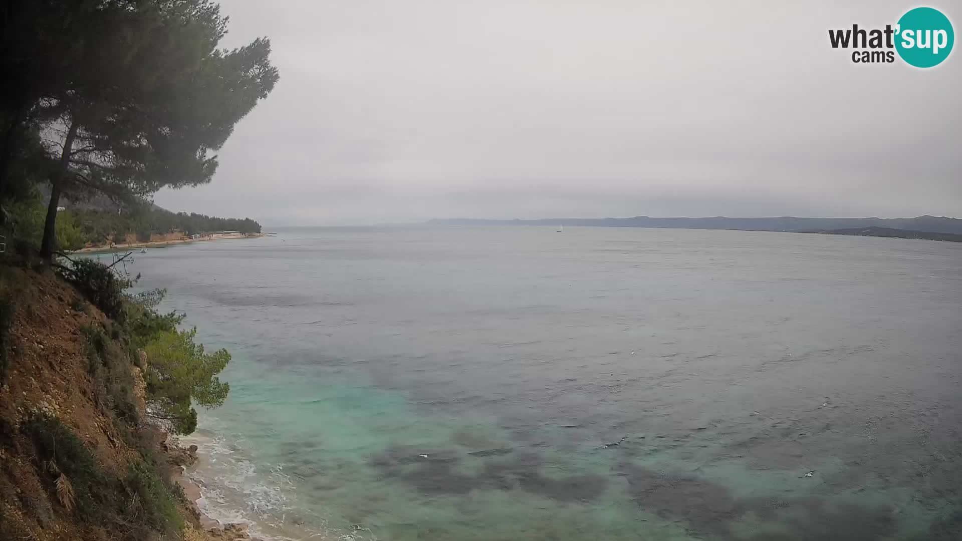 Webcam plage Potočine Bol – Vue en direct sur Borak Beach, île de Brač