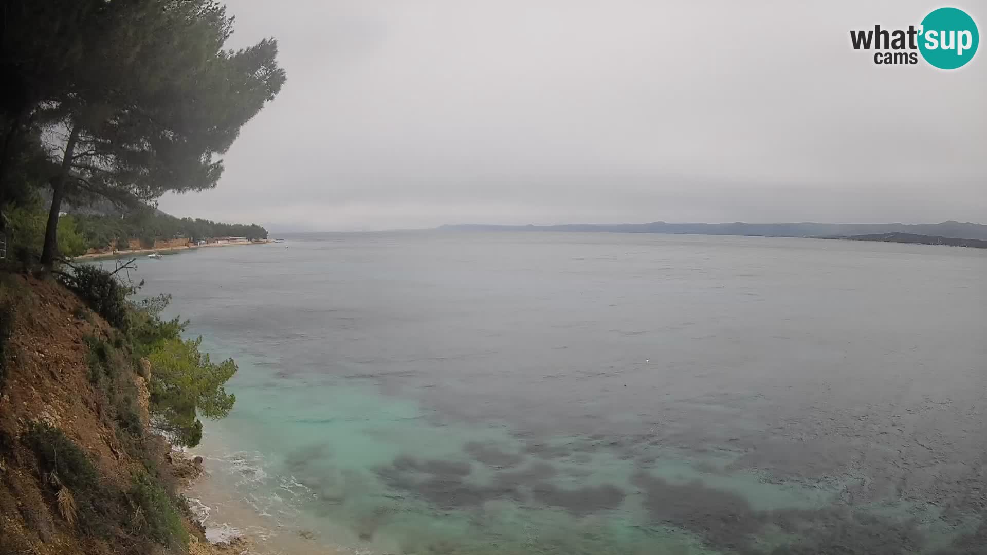 Webcam plage Potočine Bol – Vue en direct sur Borak Beach, île de Brač