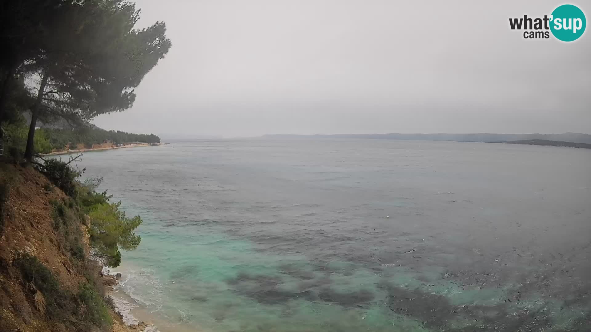 Webcam Potočine Beach Bol – Live View of Borak Beach, Brač Island