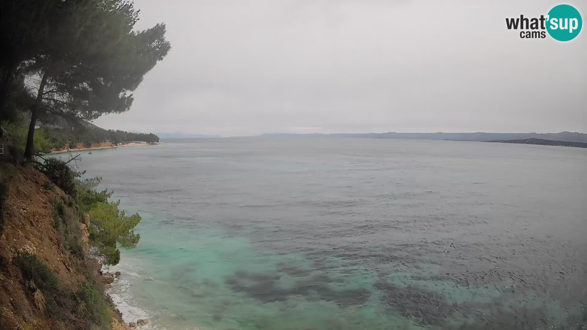 Webcam Potočine Beach Bol – Live View of Borak Beach, Brač Island