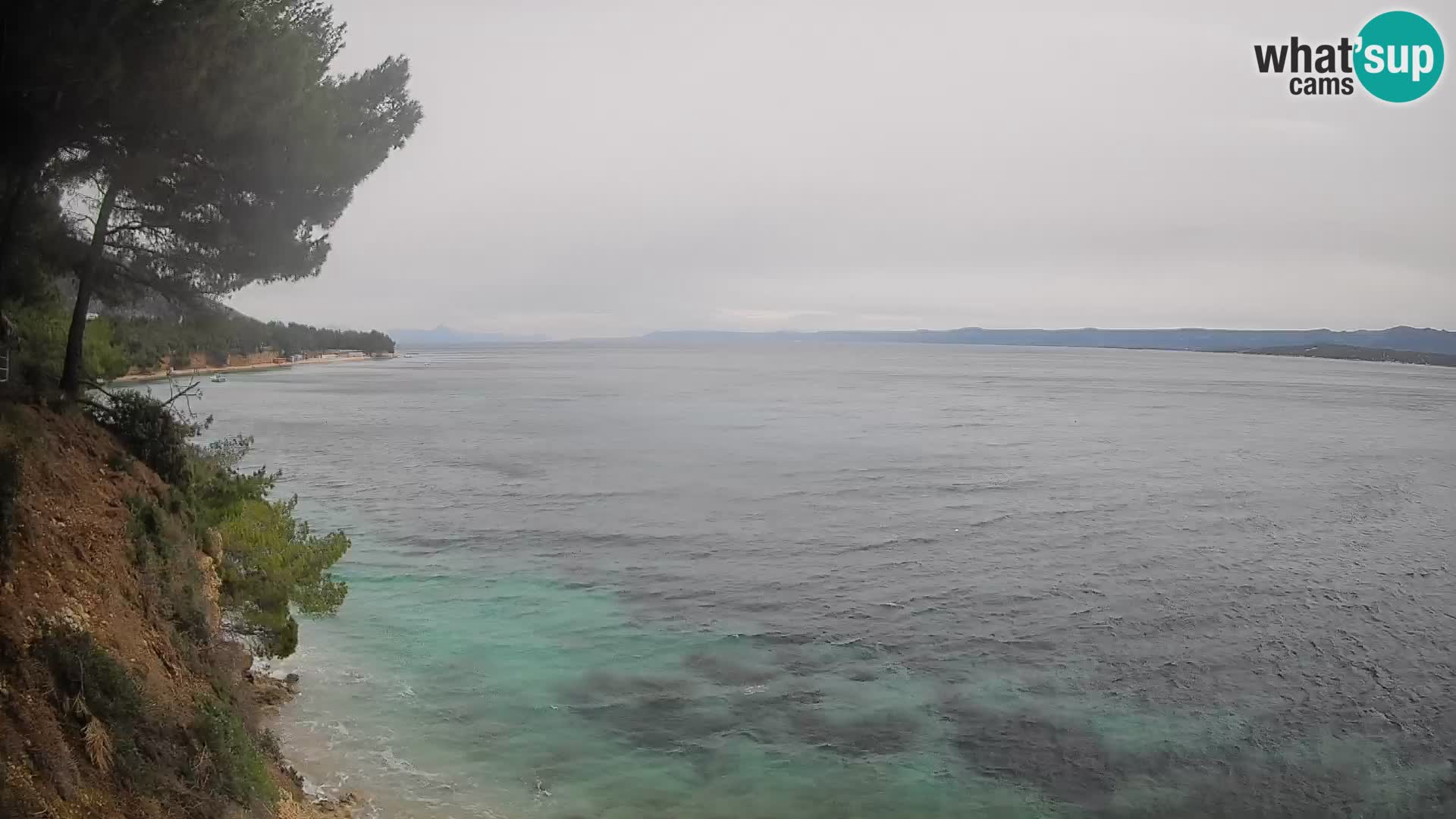 Webcam Playa Potočine Bol – Vista en vivo de Borak Beach, Isla de Brač