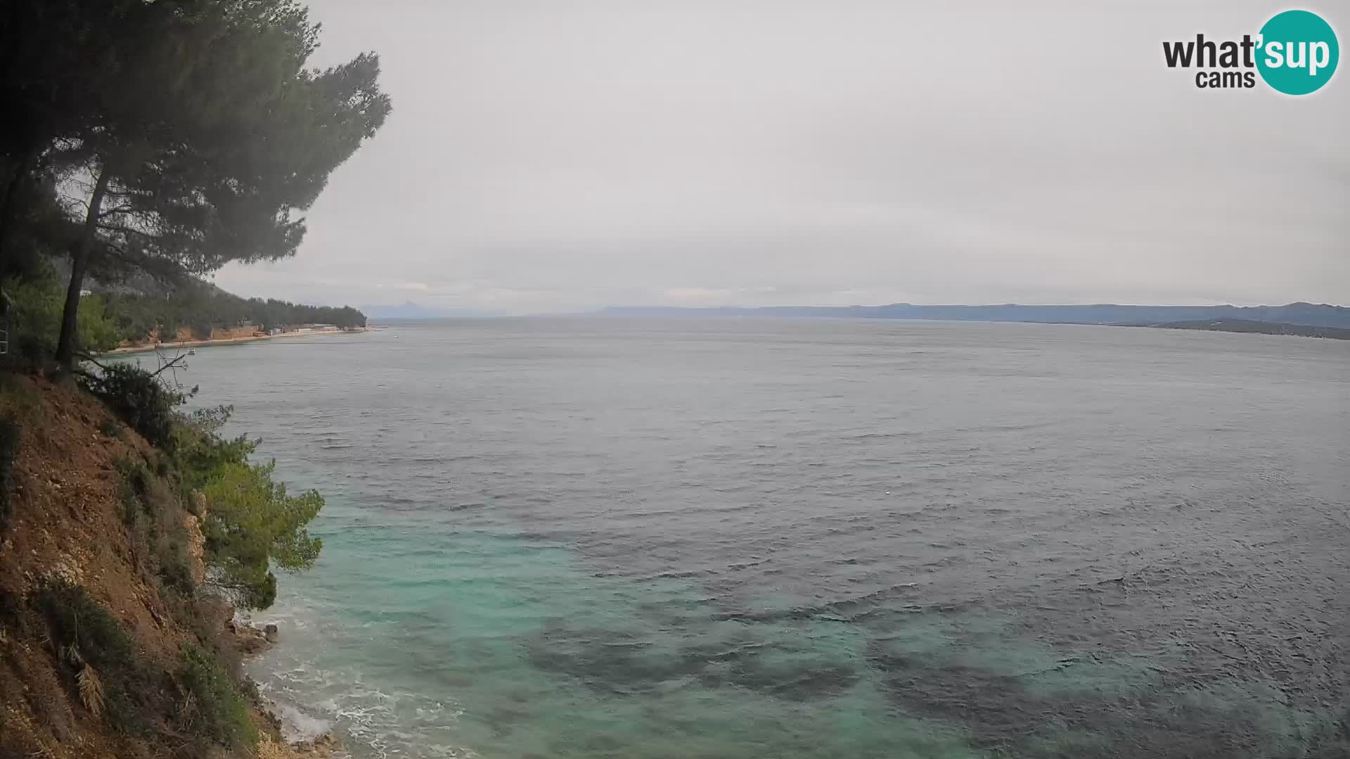 Webcam Potočine Beach Bol – Live View of Borak Beach, Brač Island