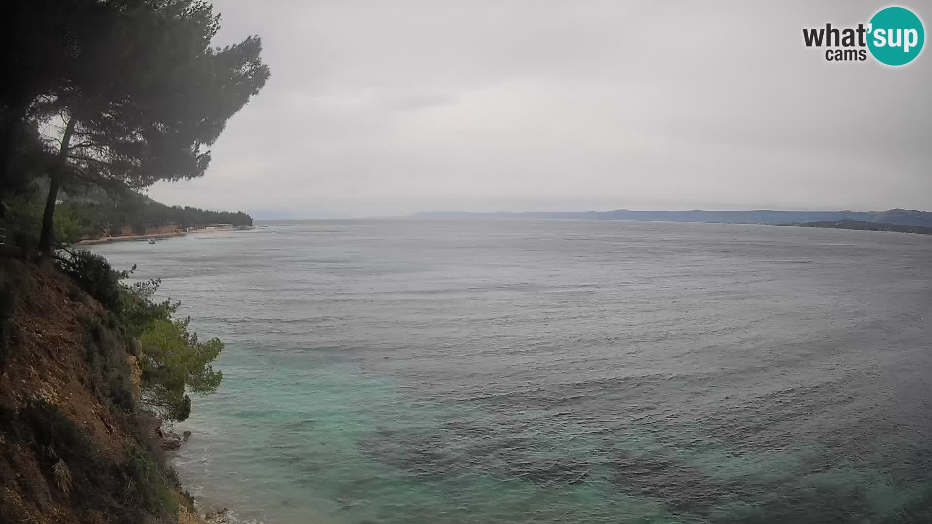 Web kamera Potočine Bol – Pogled uživo na plažu Borak, otok Brač