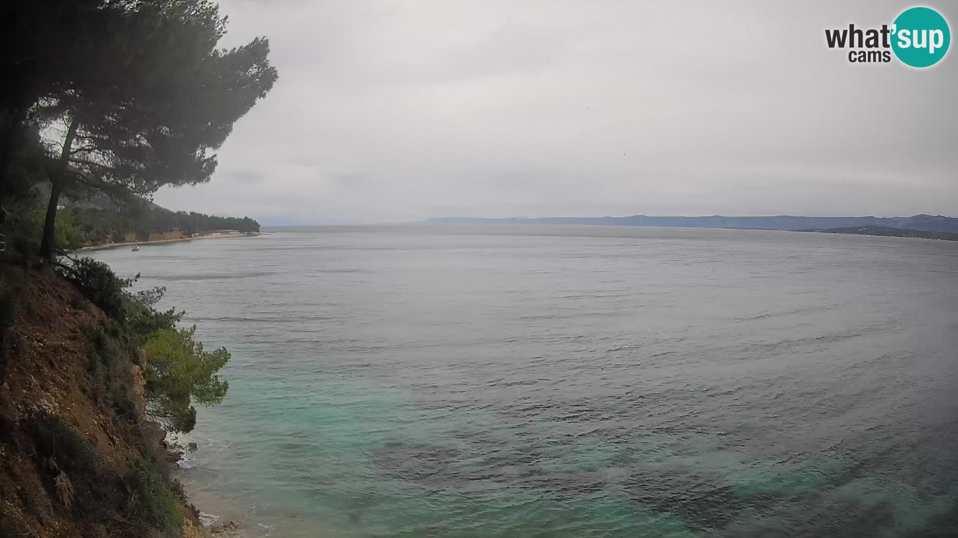 Webcam Potočine Beach Bol – Live View of Borak Beach, Brač Island