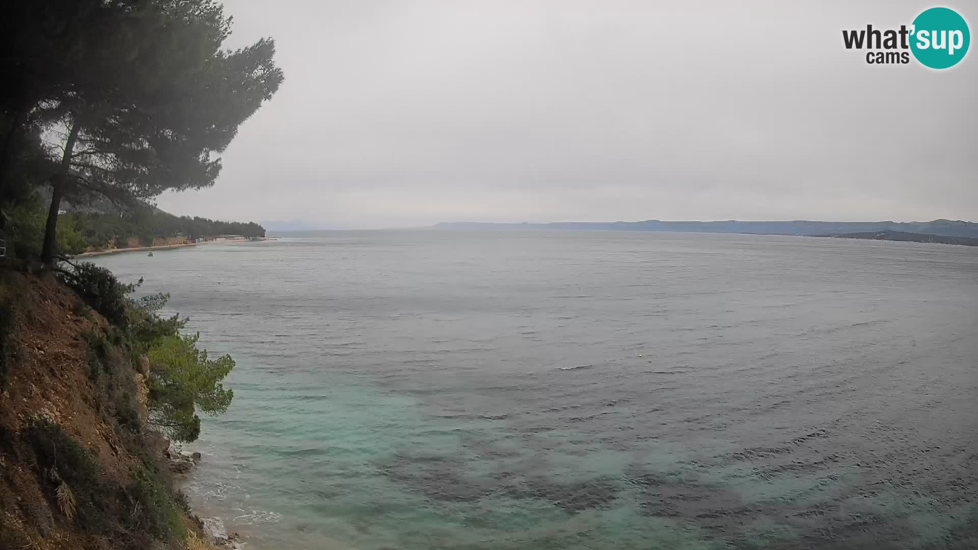 Webcam plage Potočine Bol – Vue en direct sur Borak Beach, île de Brač