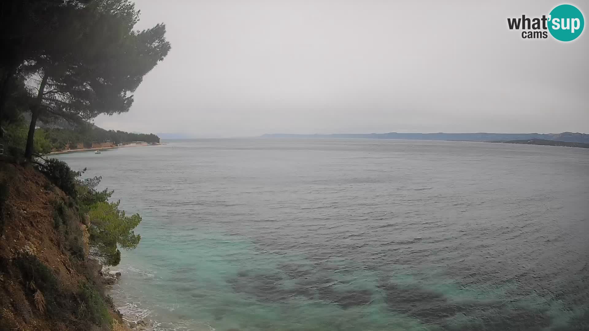 Webcam plage Potočine Bol – Vue en direct sur Borak Beach, île de Brač